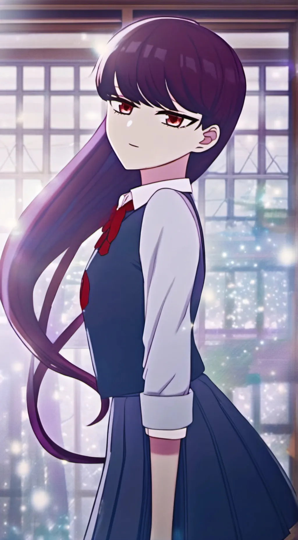 ai character: Komi background