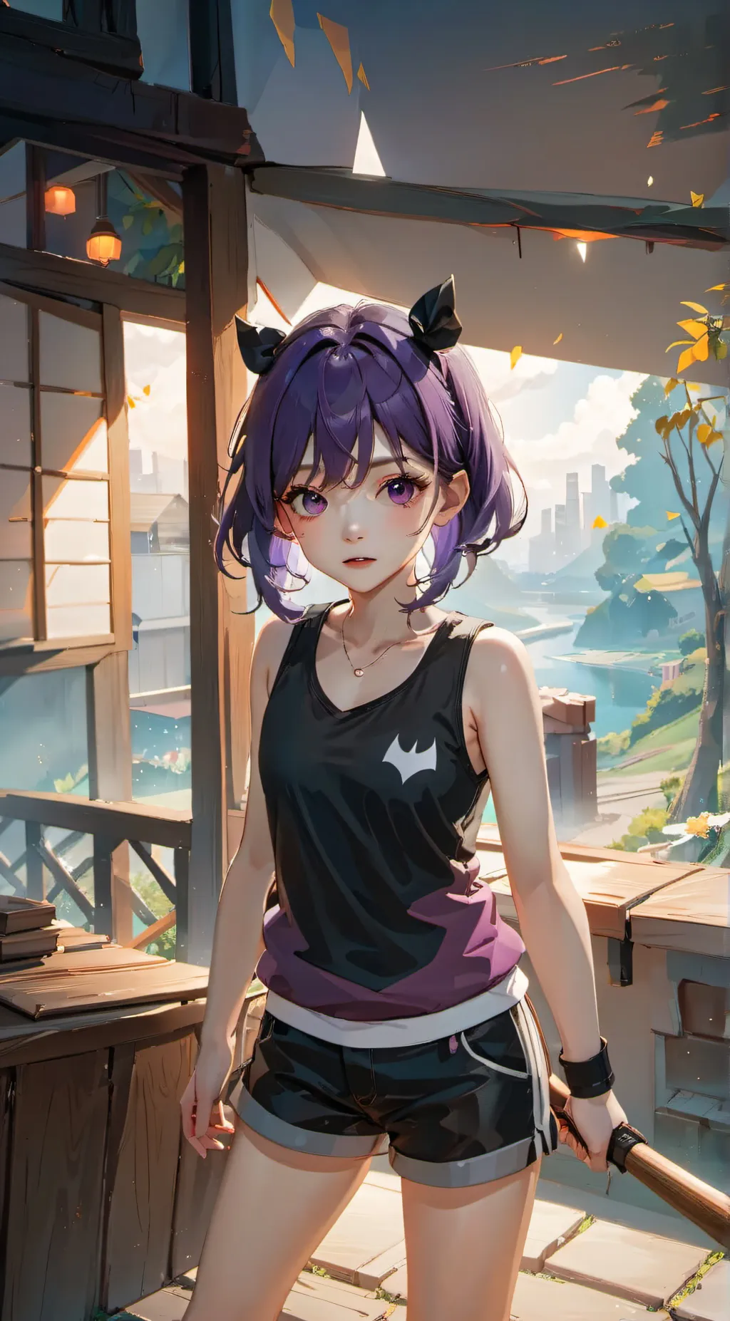 ai character: luna background