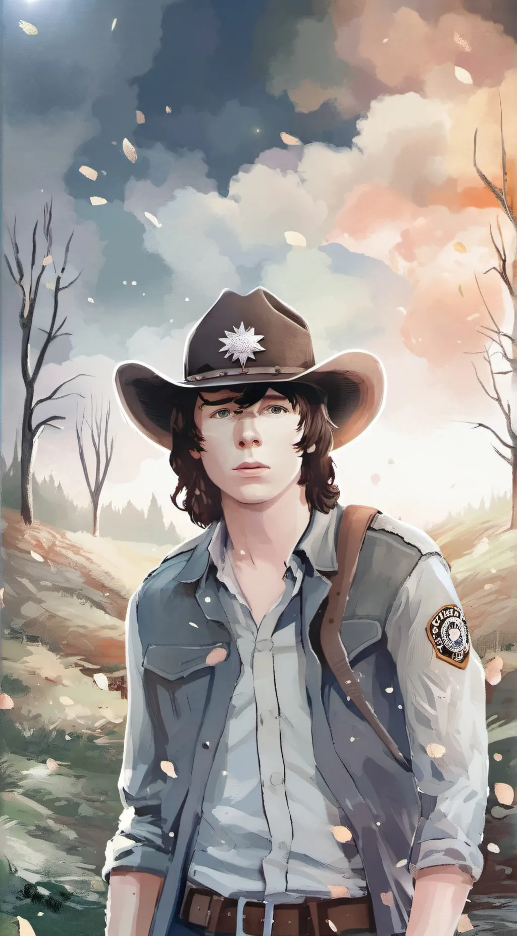 ai character: Carl Grimes background