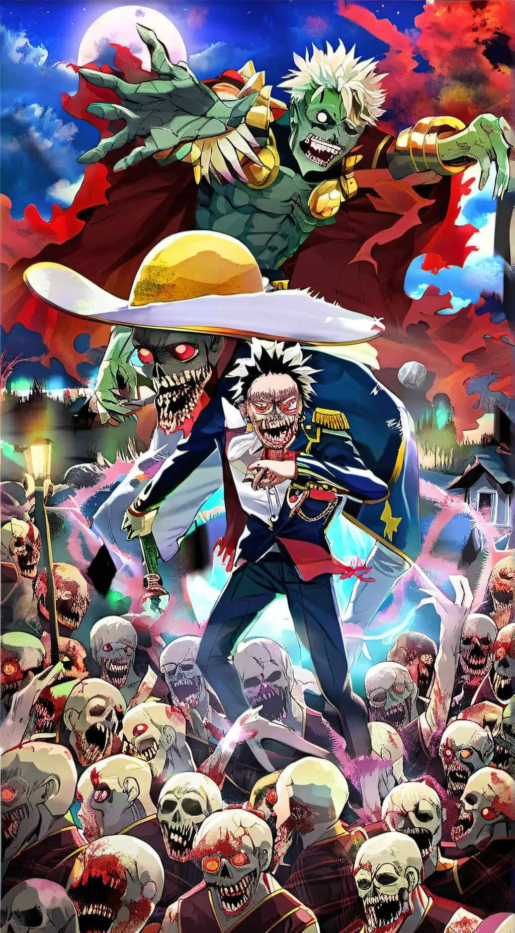 ai character: Zombie apocalypse  background