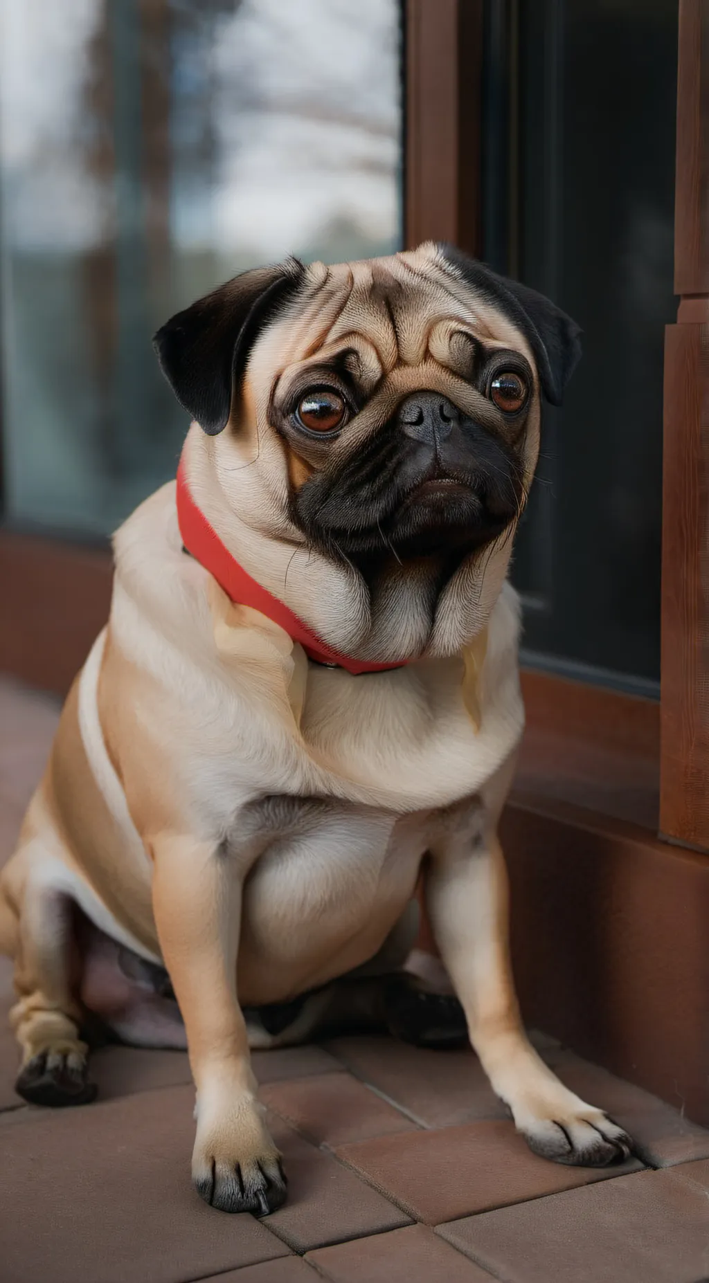 ai character: patty as a pug background