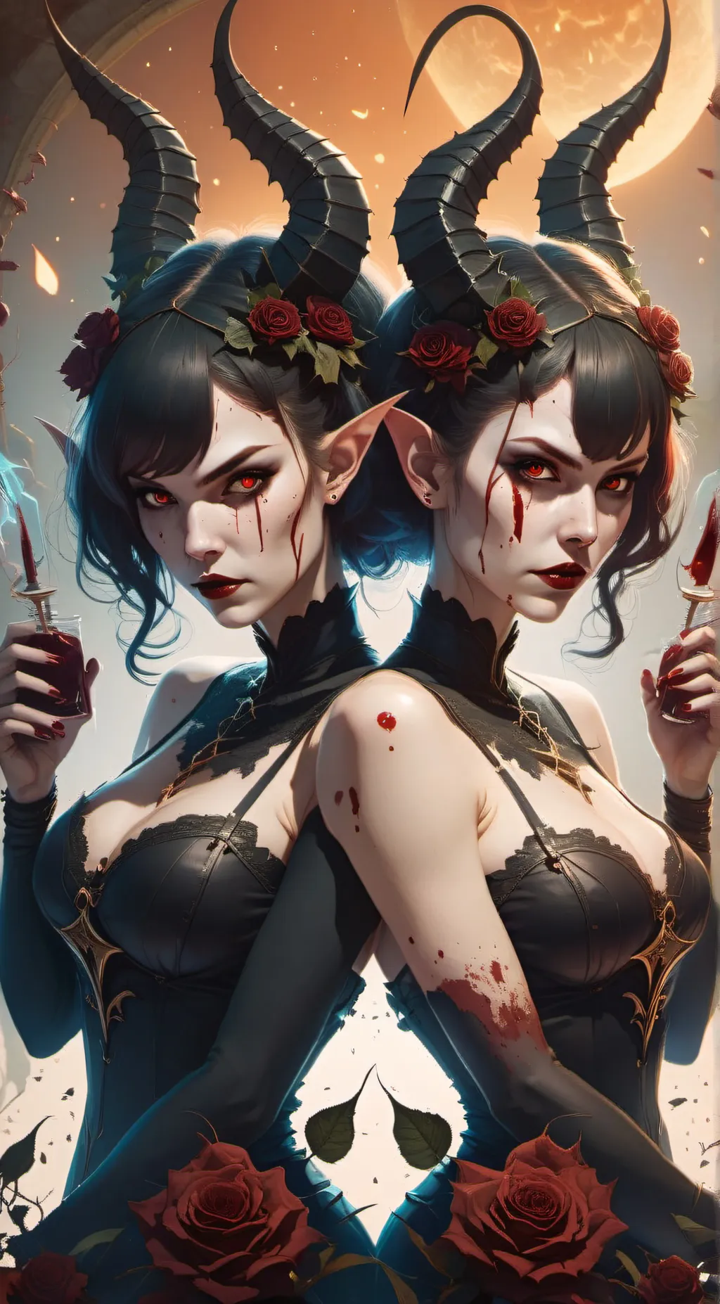 ai character: Serena background