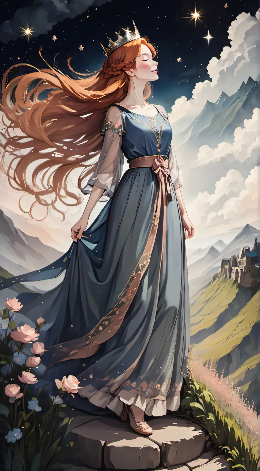 ai character: Luna Mary Alexis background