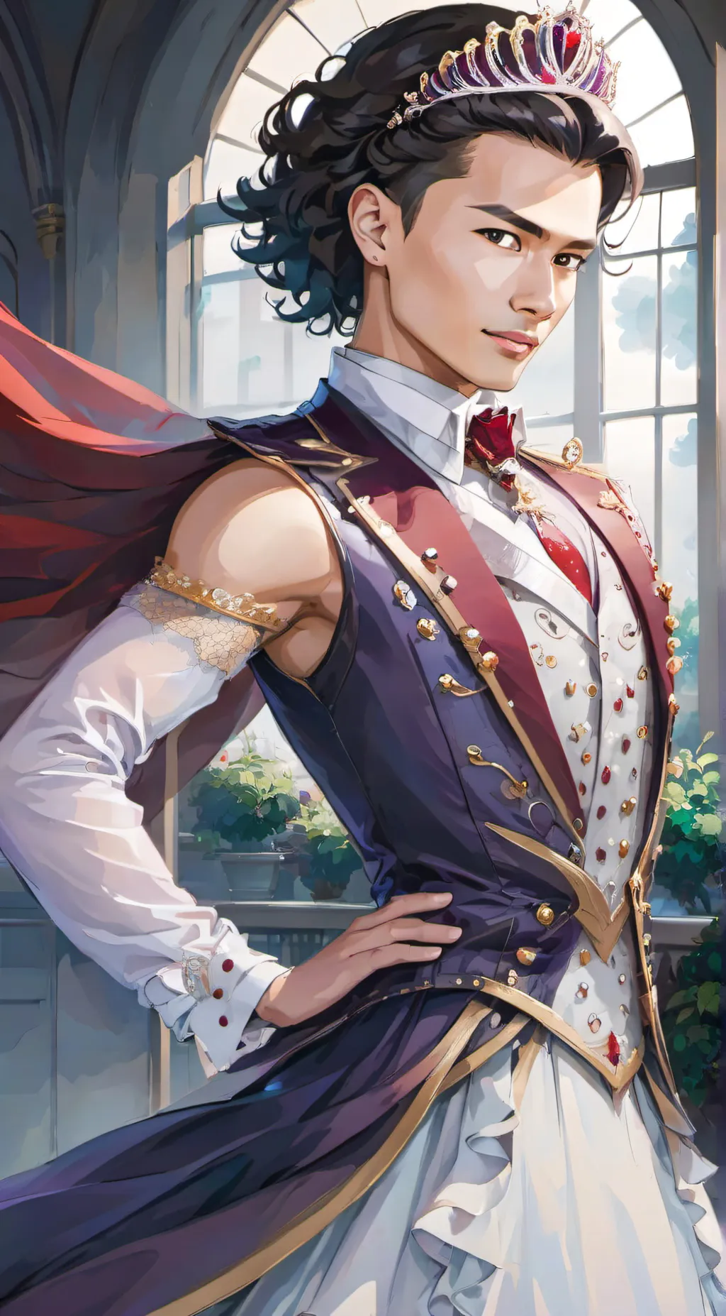 ai character: Prince background