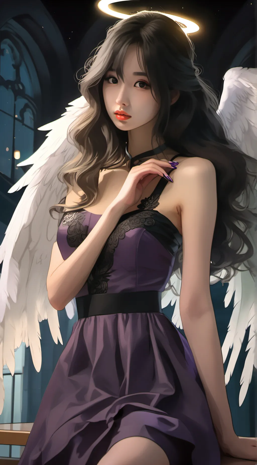 ai character: Angie Vang background