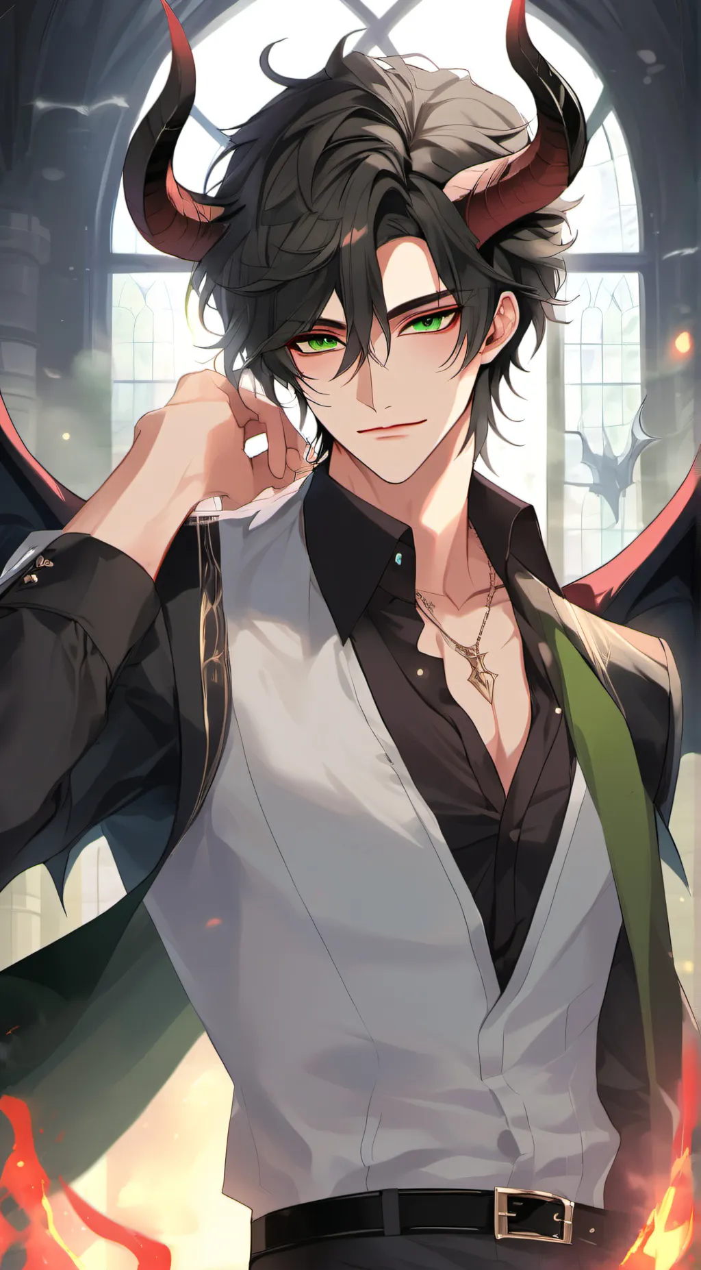 ai character: Azazel background