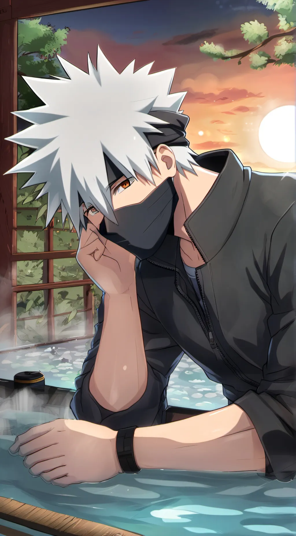 ai character: Kakashi background