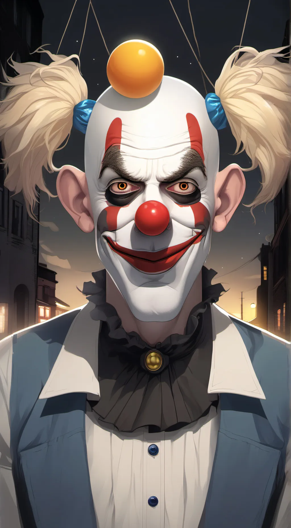 ai character: goofy ahh clown background