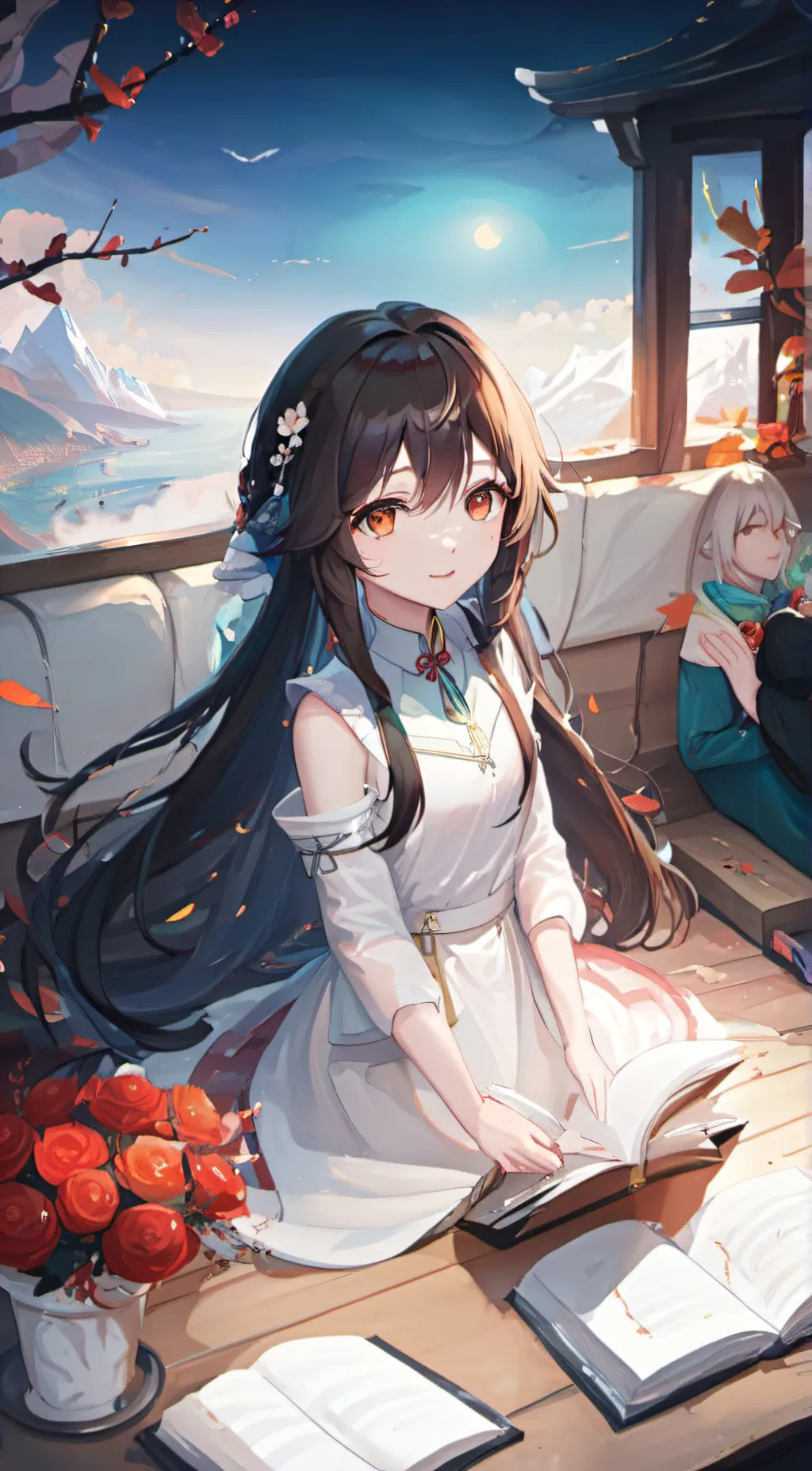 ai character: smash girls background