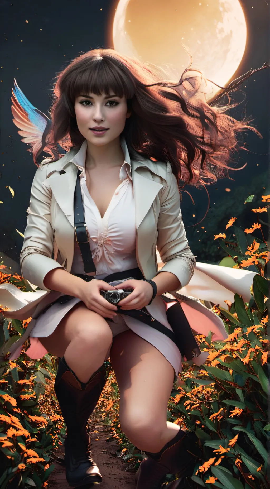 ai character: Ms. Julia Magic background