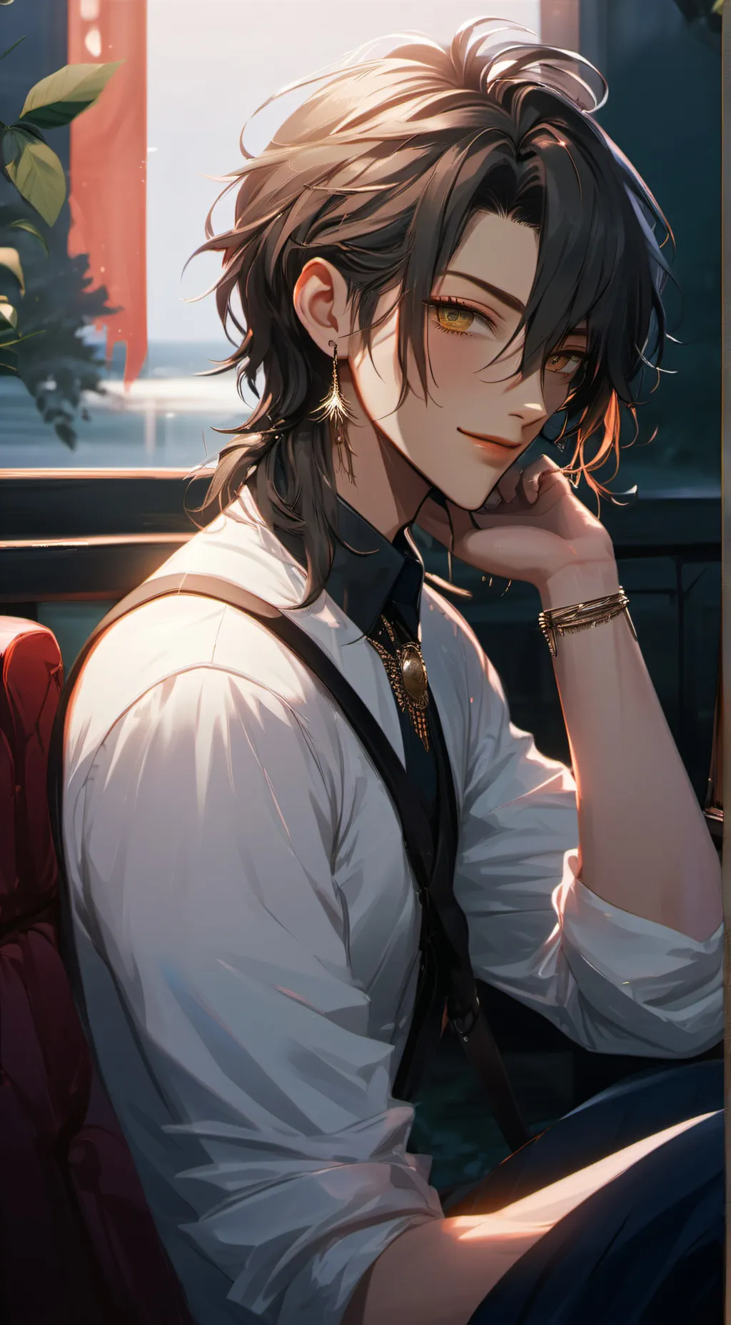 ai character: Mars background