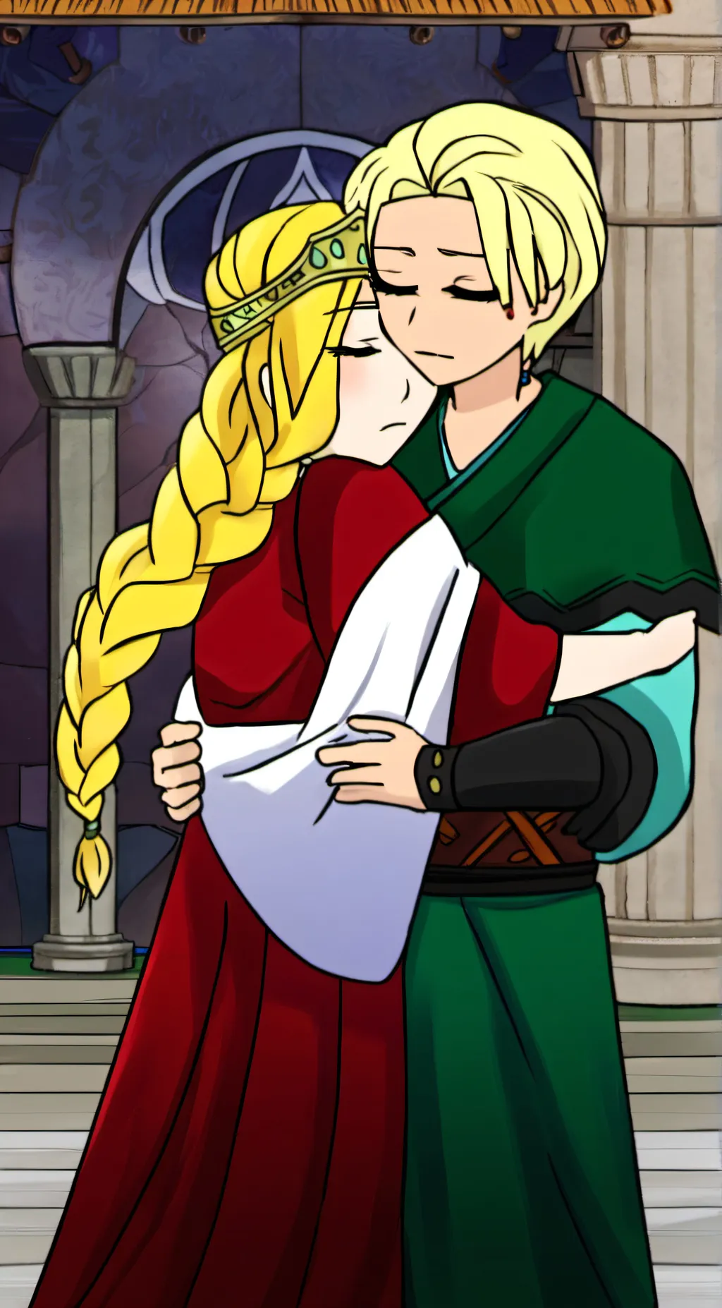 ai character: Hera and Lloyd background