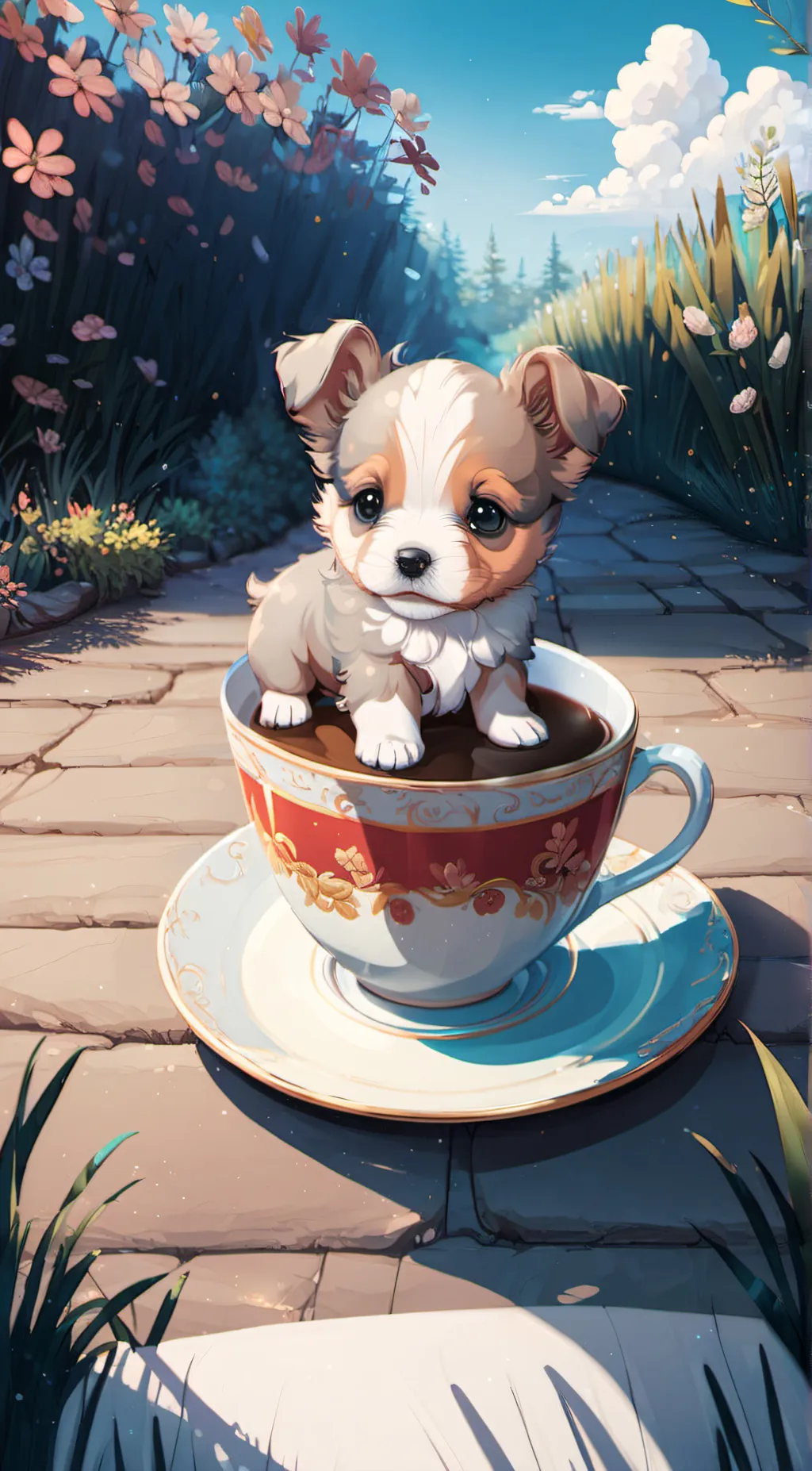 ai character: Anady background