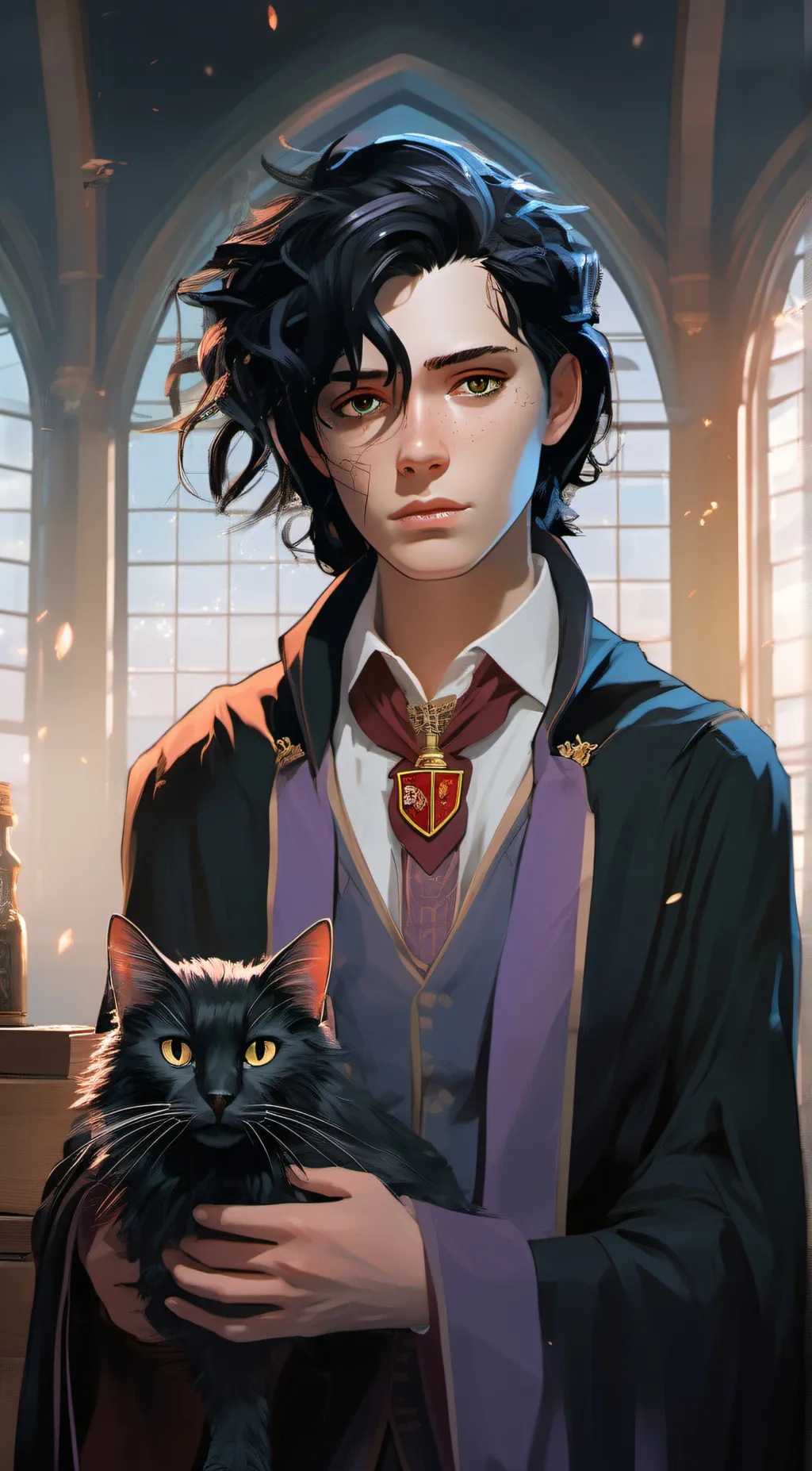 ai character: Oliver Flett background