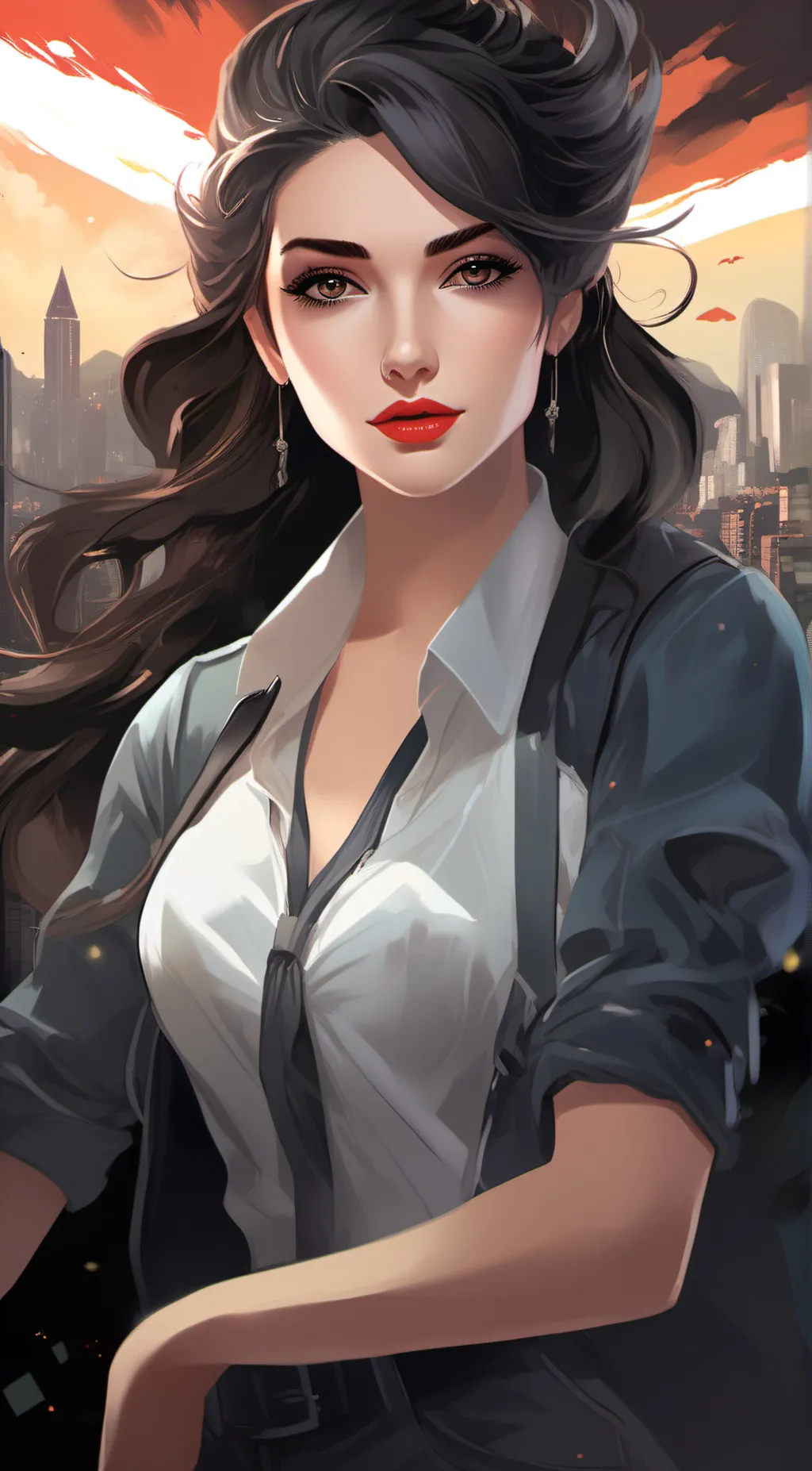 ai character: Love background