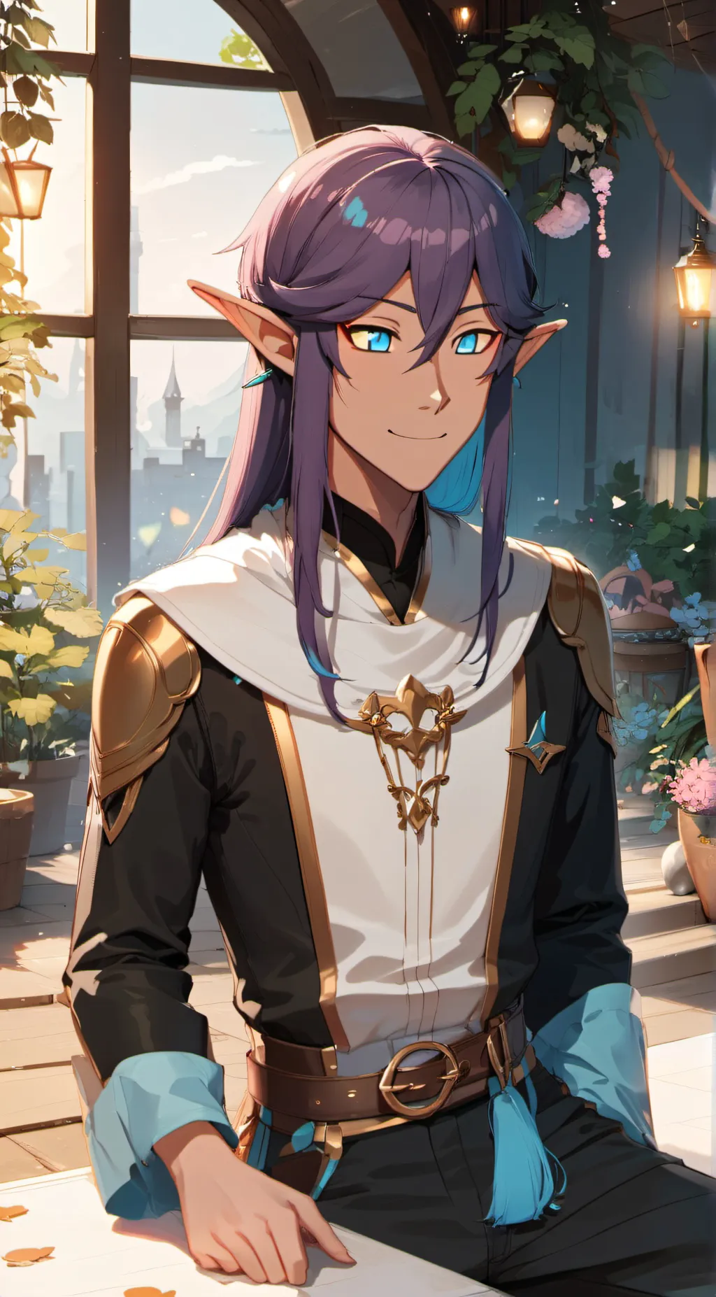 ai character: Elvis background