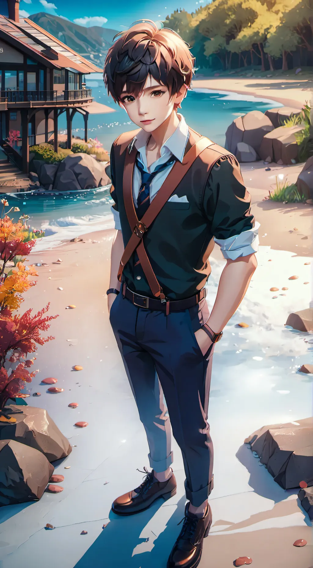 ai character: krip  background