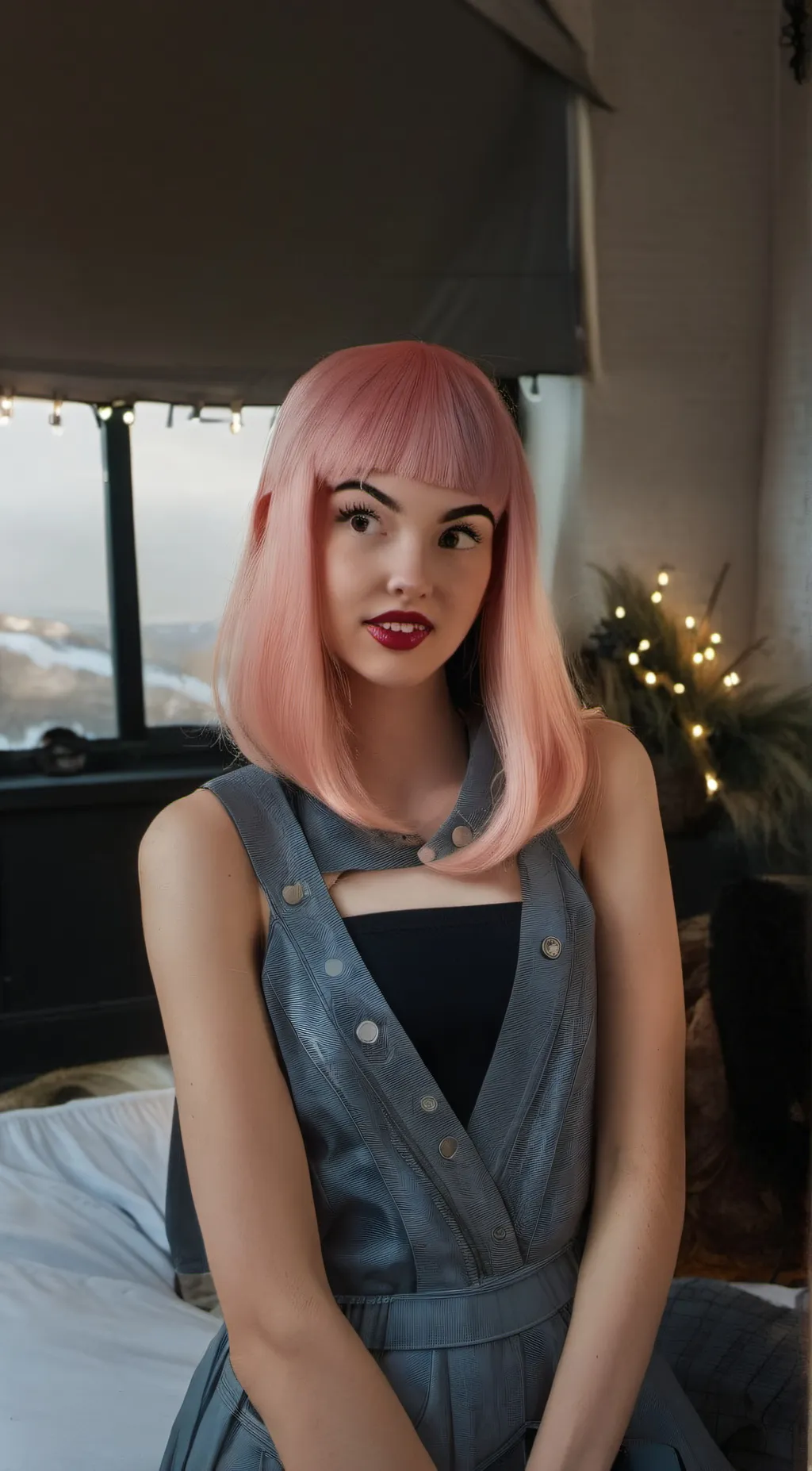 ai character: Olivia Rodrigo background