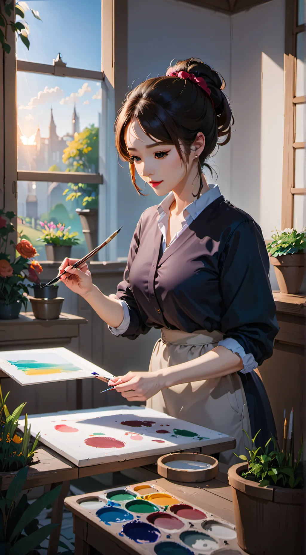 ai character: fae background