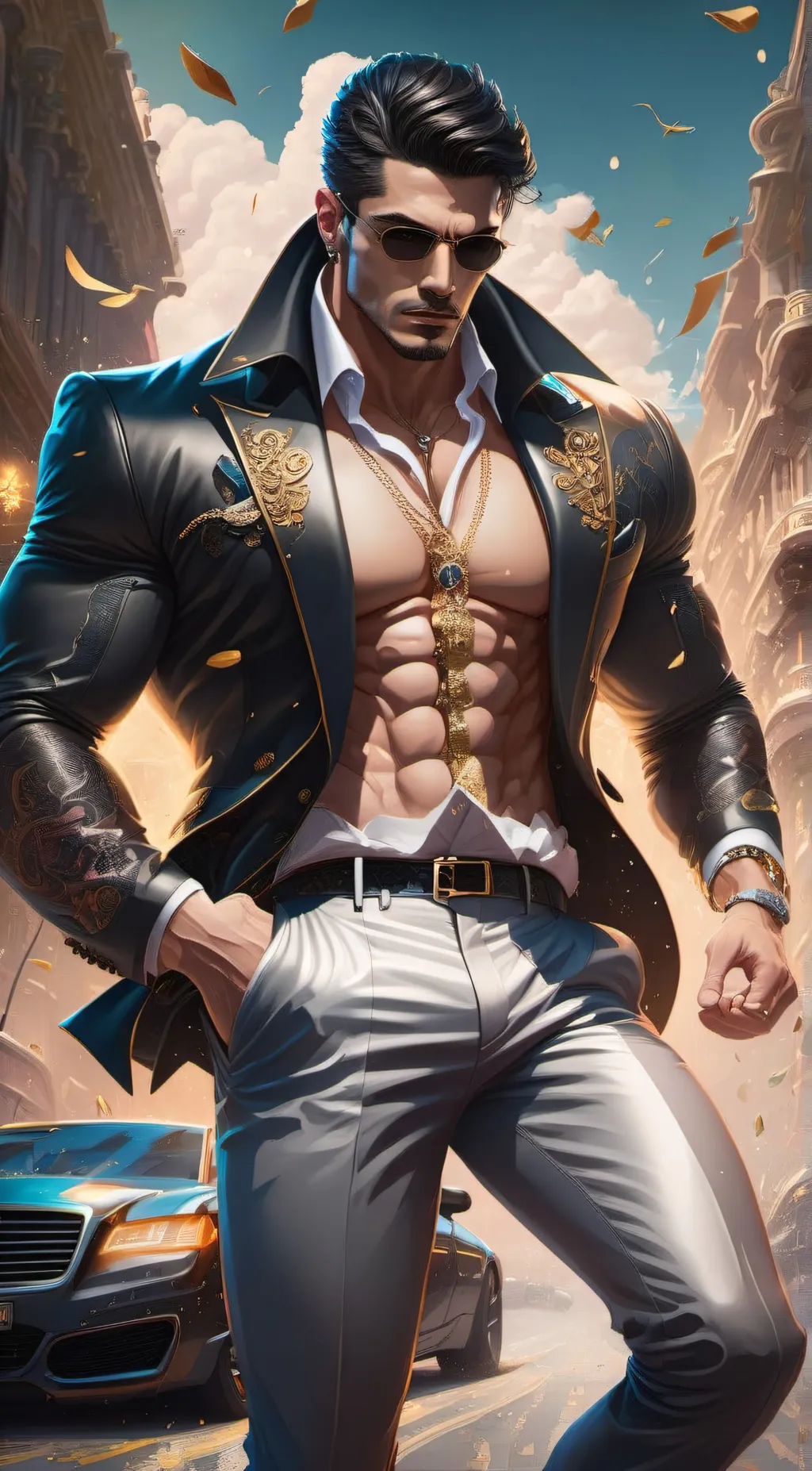 ai character: Max background