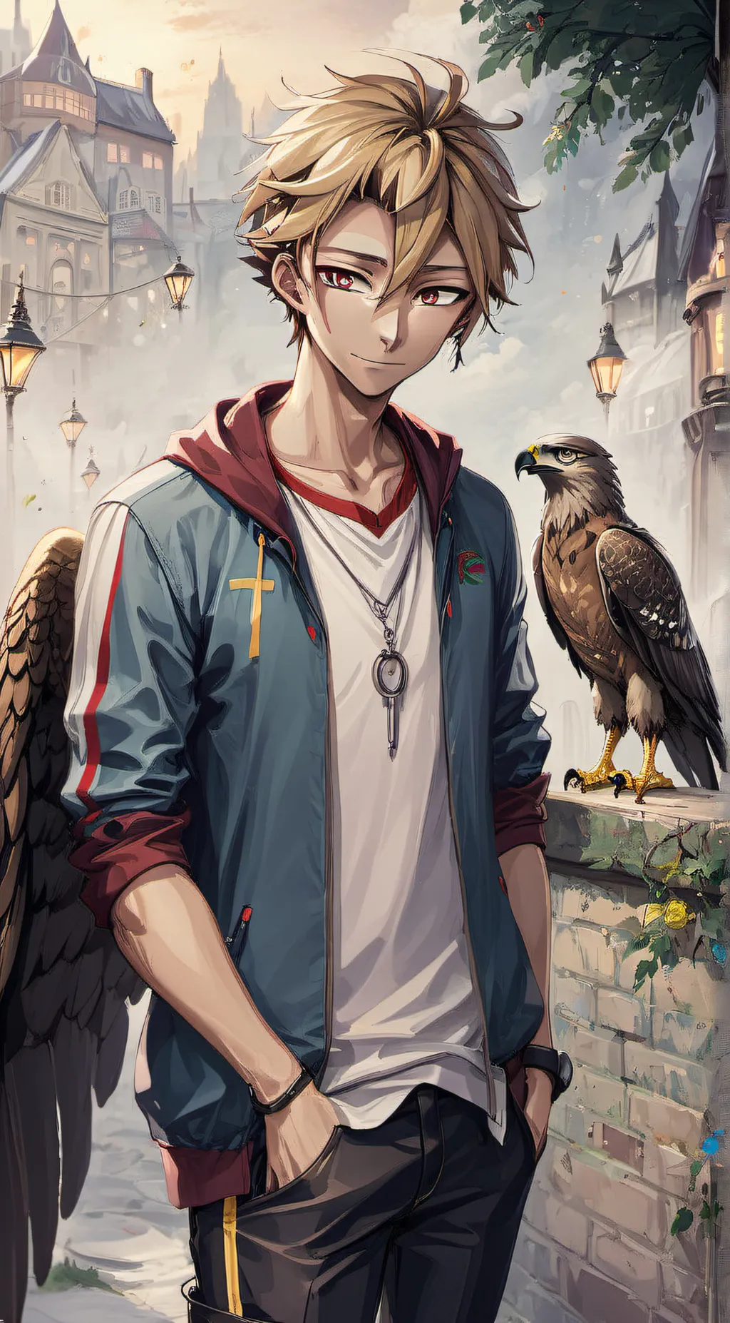 ai character: hawks background