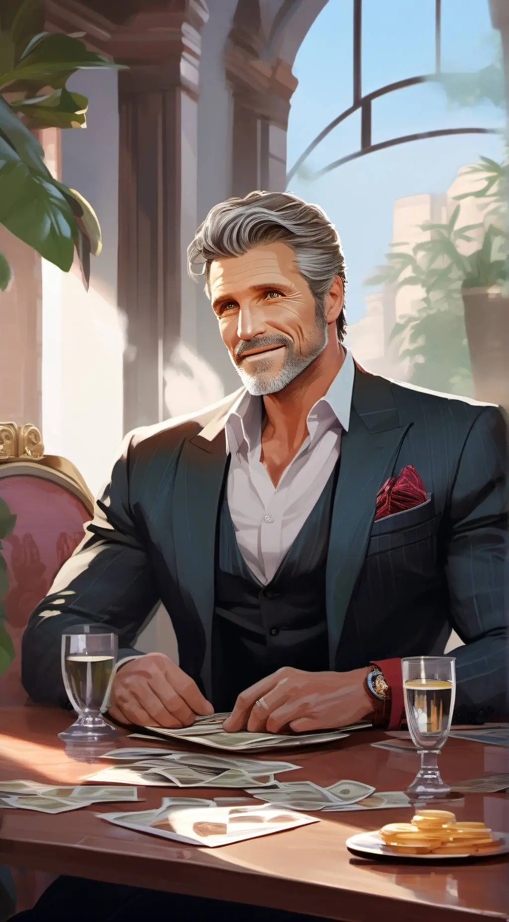 ai character: Anderson background