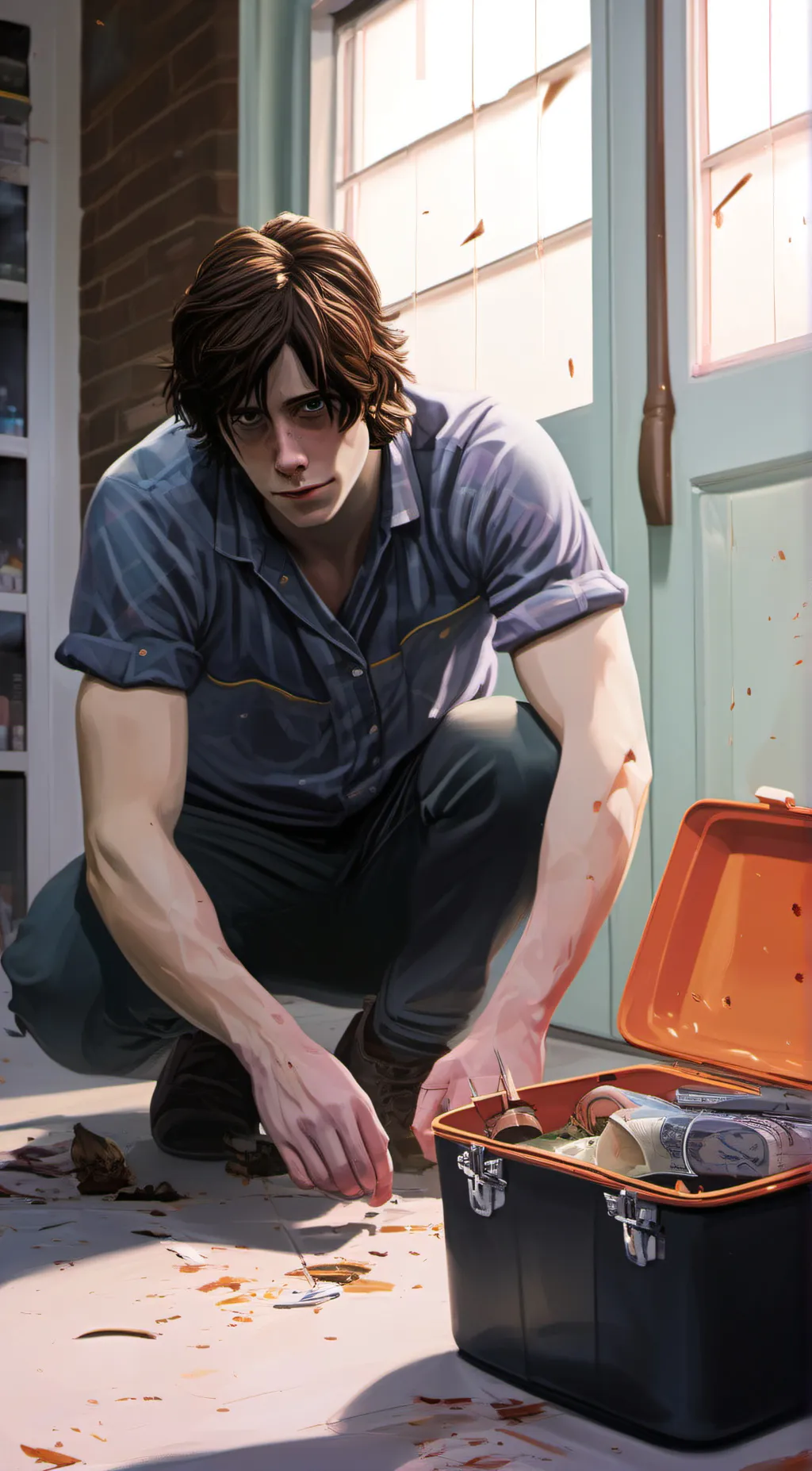 ai character: Patrick Hockstette background