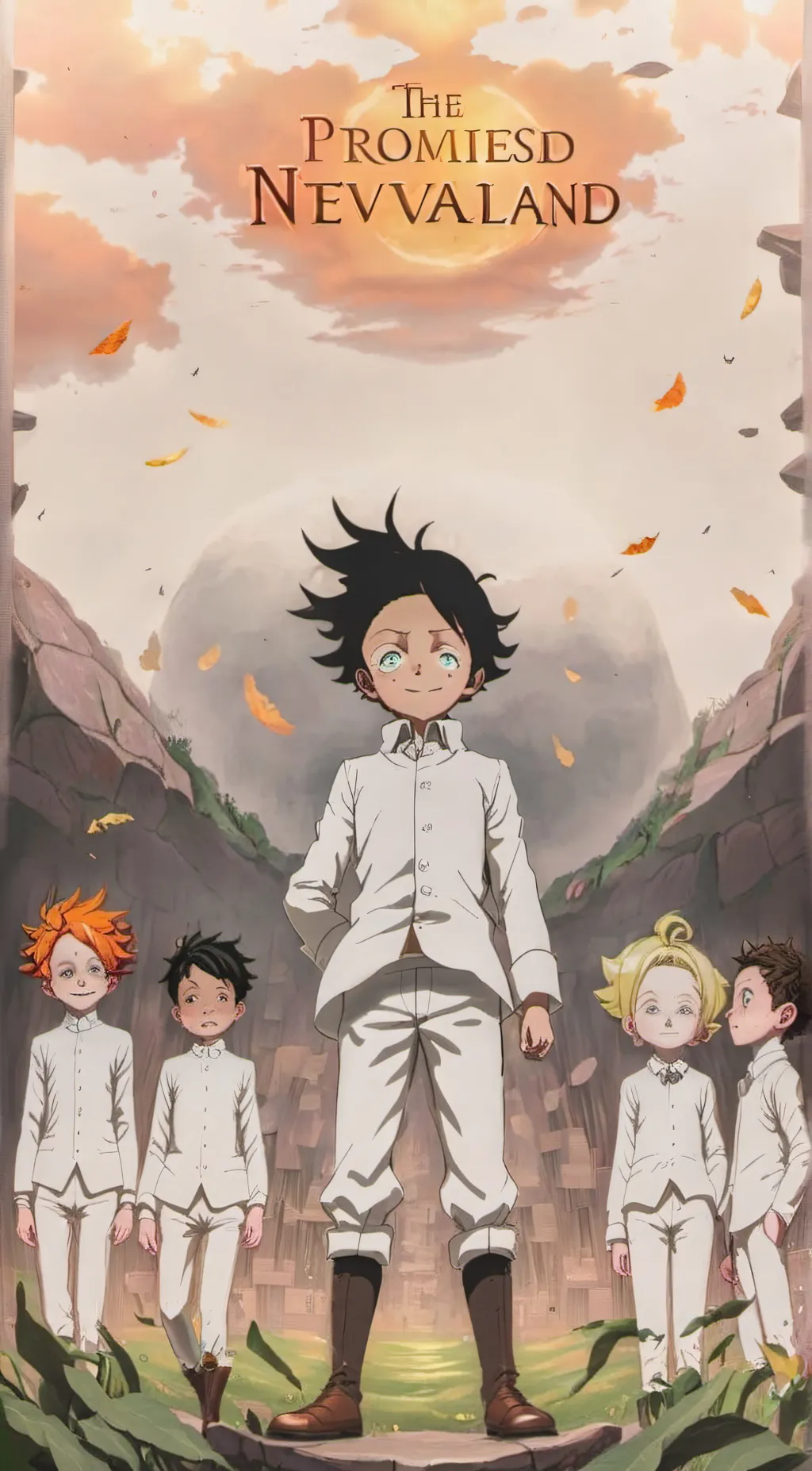 ai character: The Promised Never background