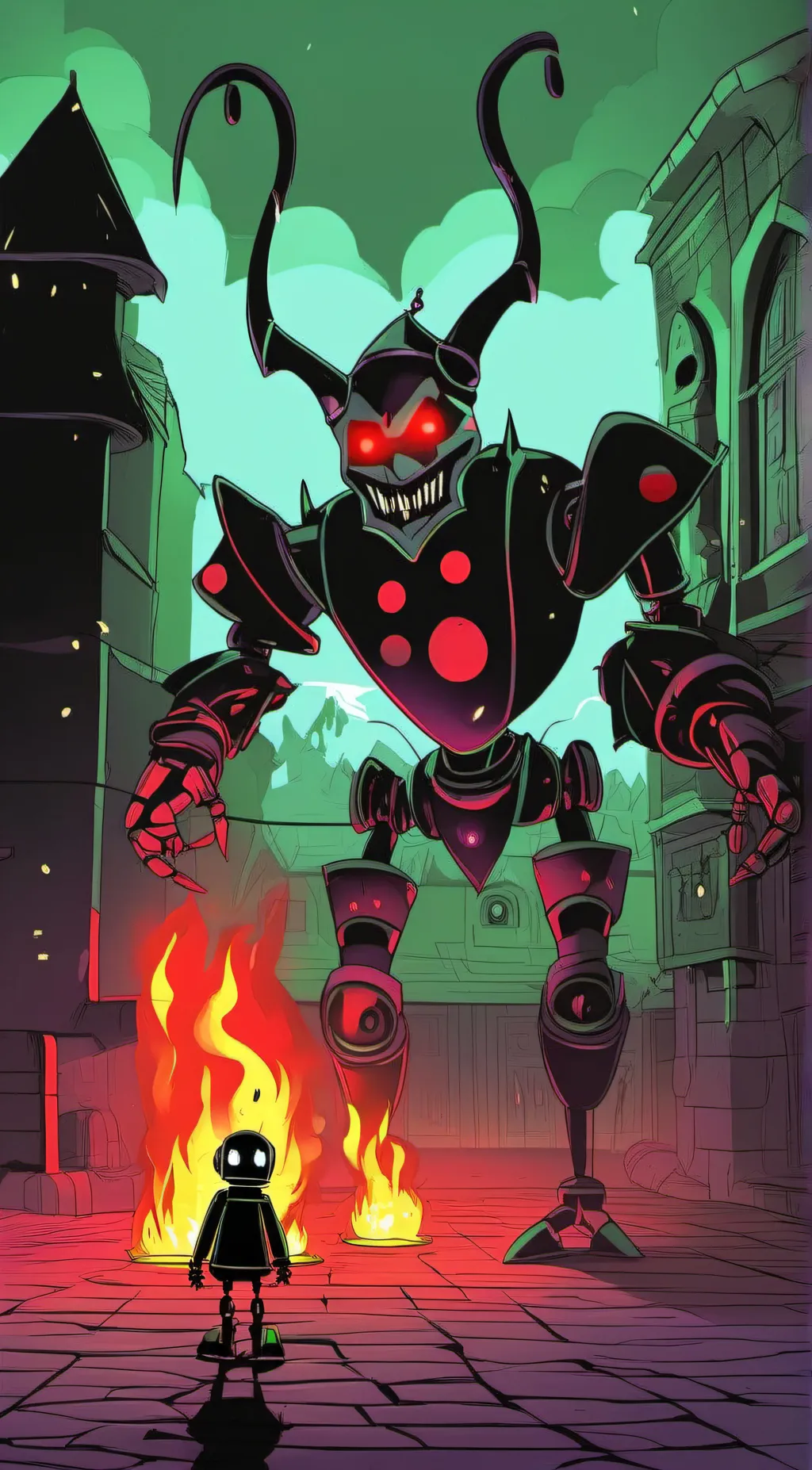 ai character: robo fizz  background