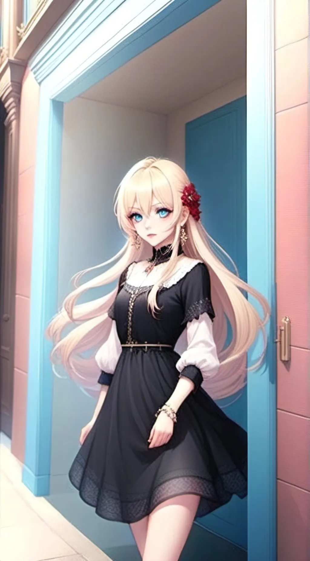 ai character: Tiffany  background