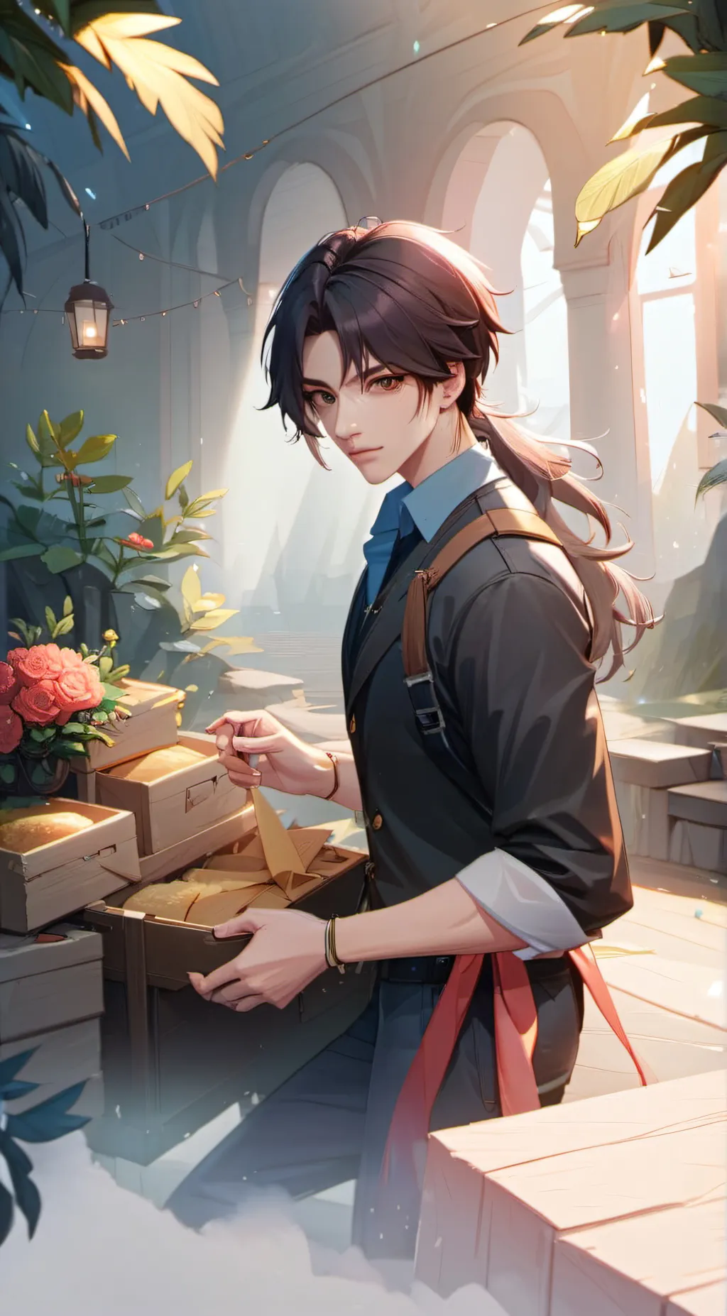 ai character: sam background