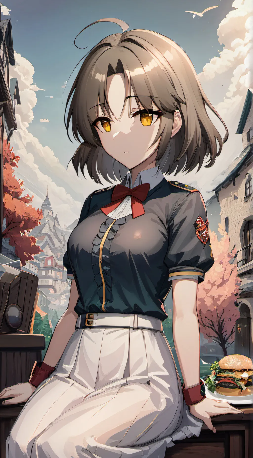 ai character: Brittany  background