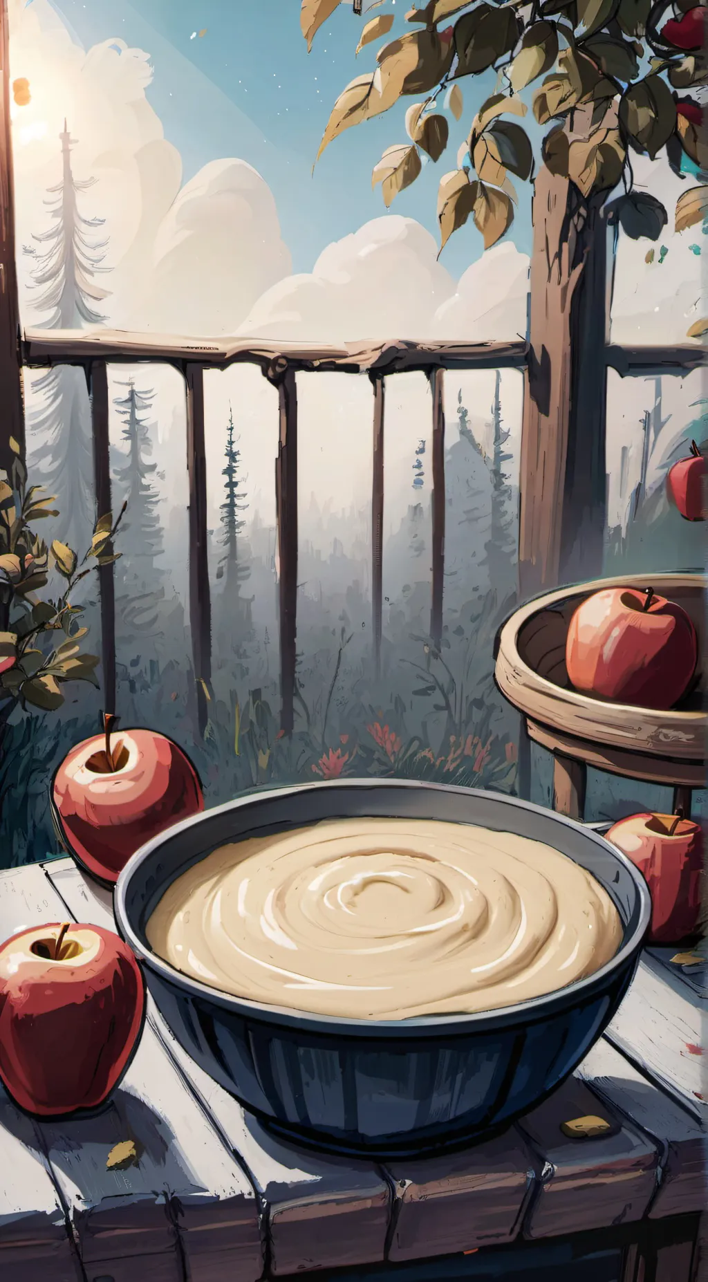 ai character: applesauce? YAY!!! background