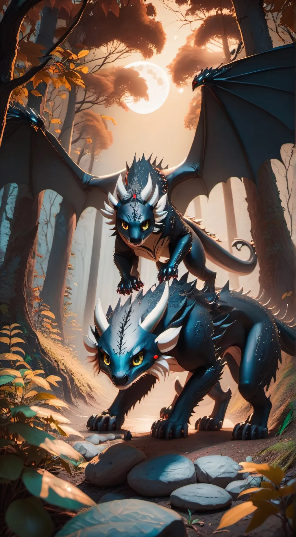 ai character: toothless background