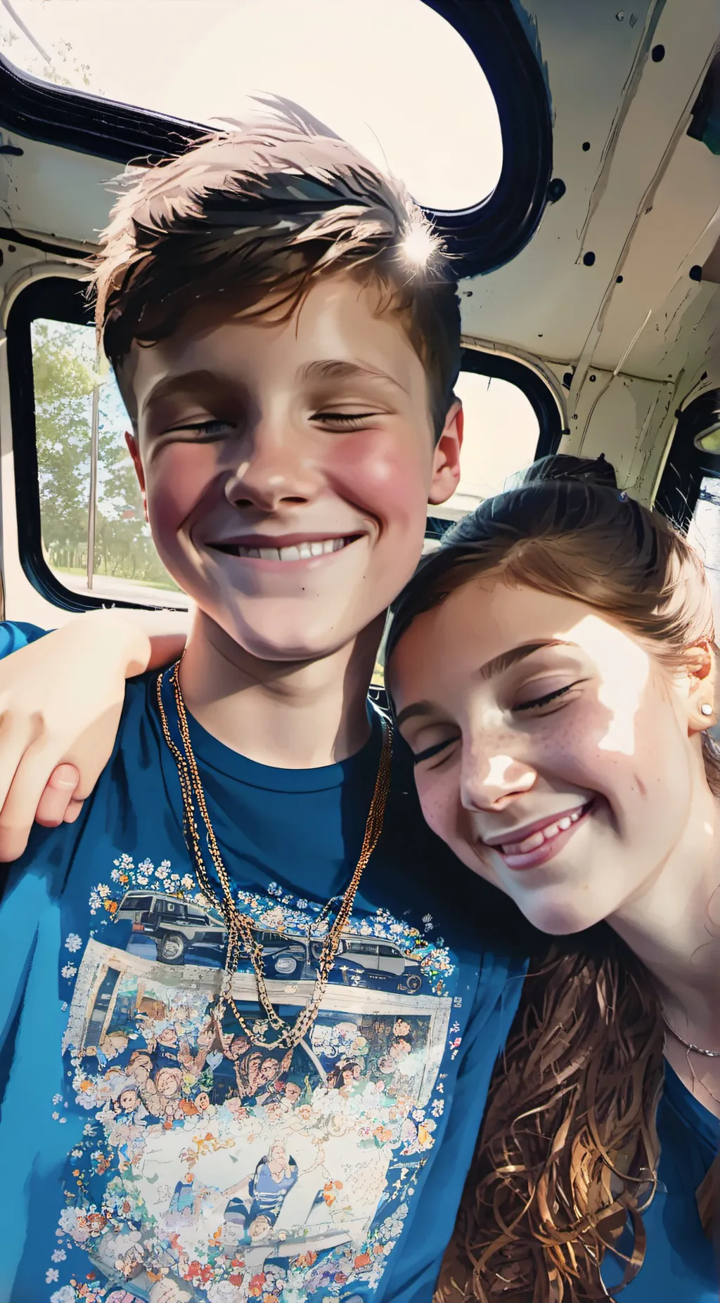 ai character: me and bsf: Gavin  background