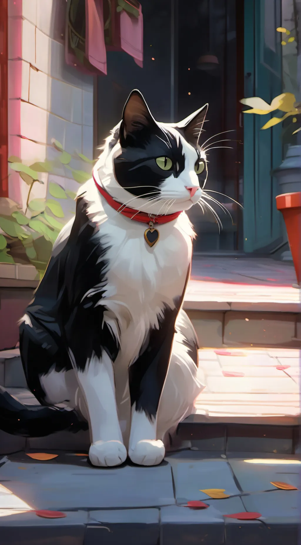 ai character: Elmo background