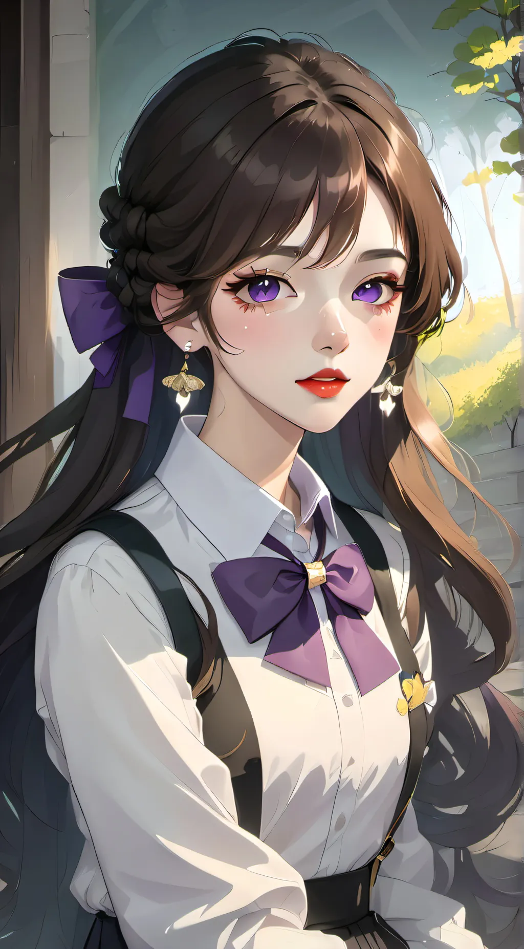 ai character: luna background