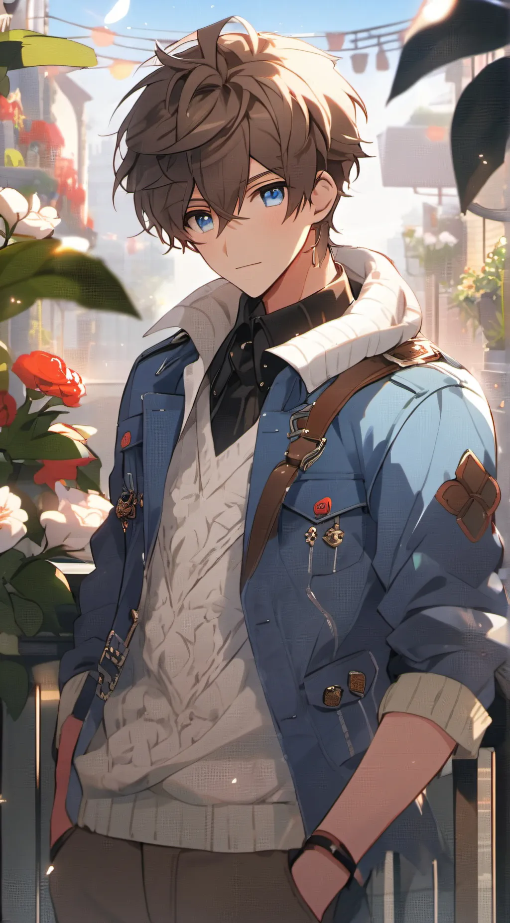 ai character: Max Howard  background