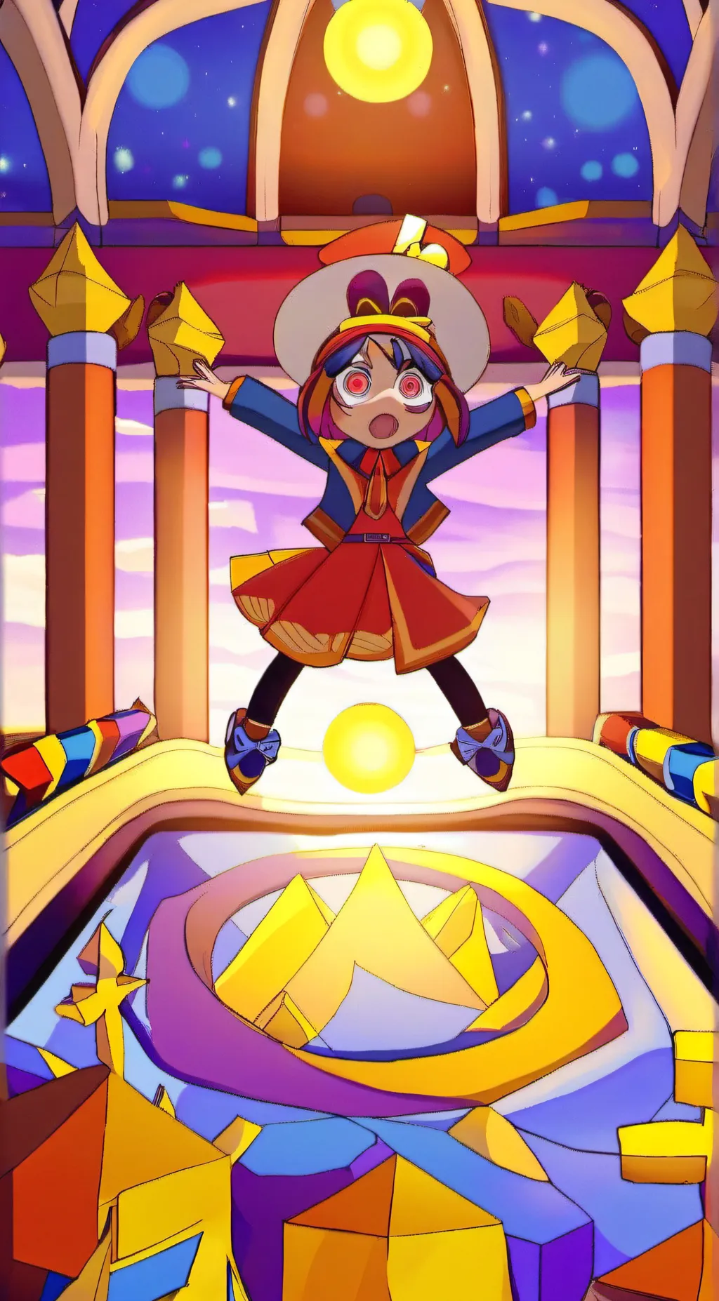 ai character: pomni background