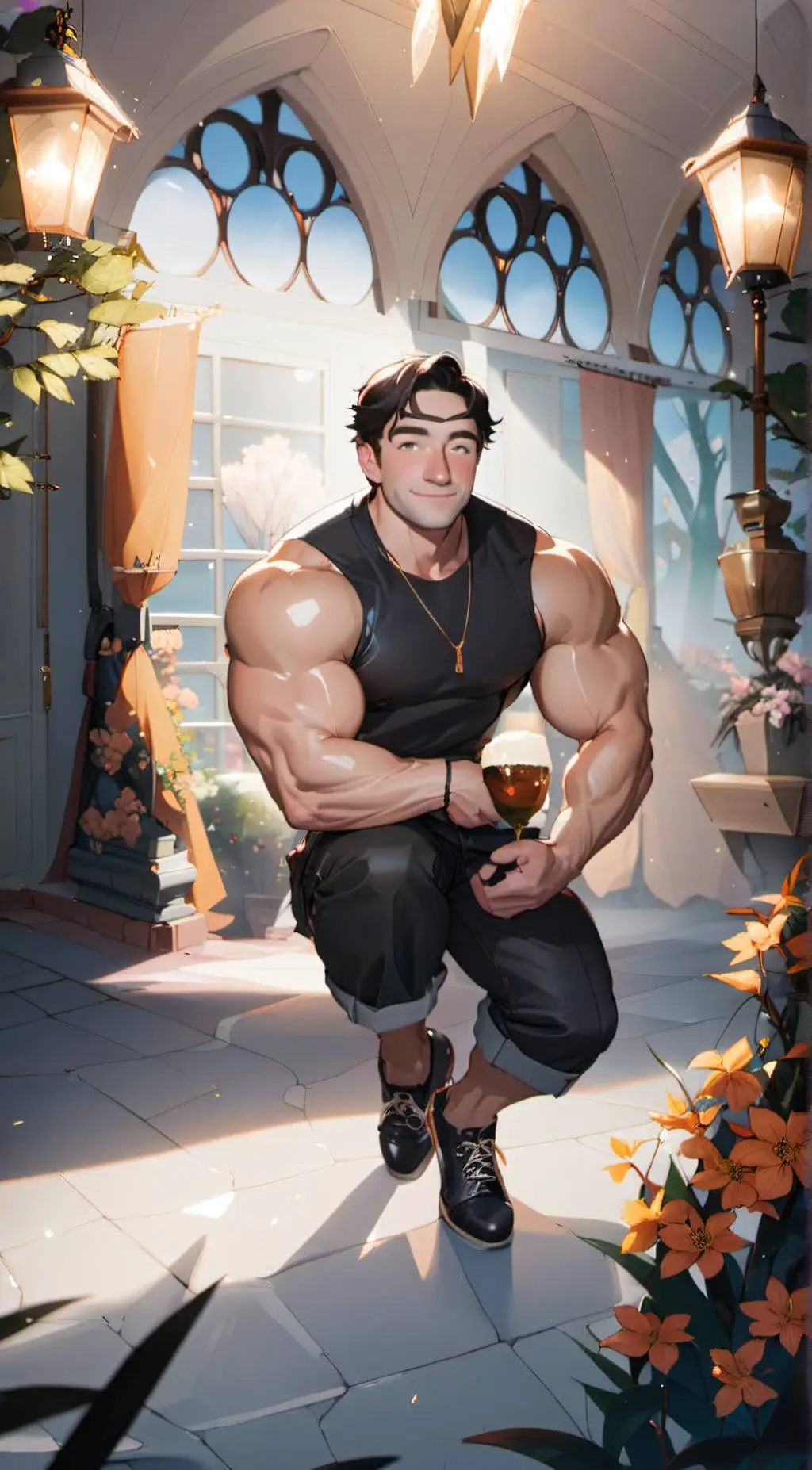 ai character: Lamont background