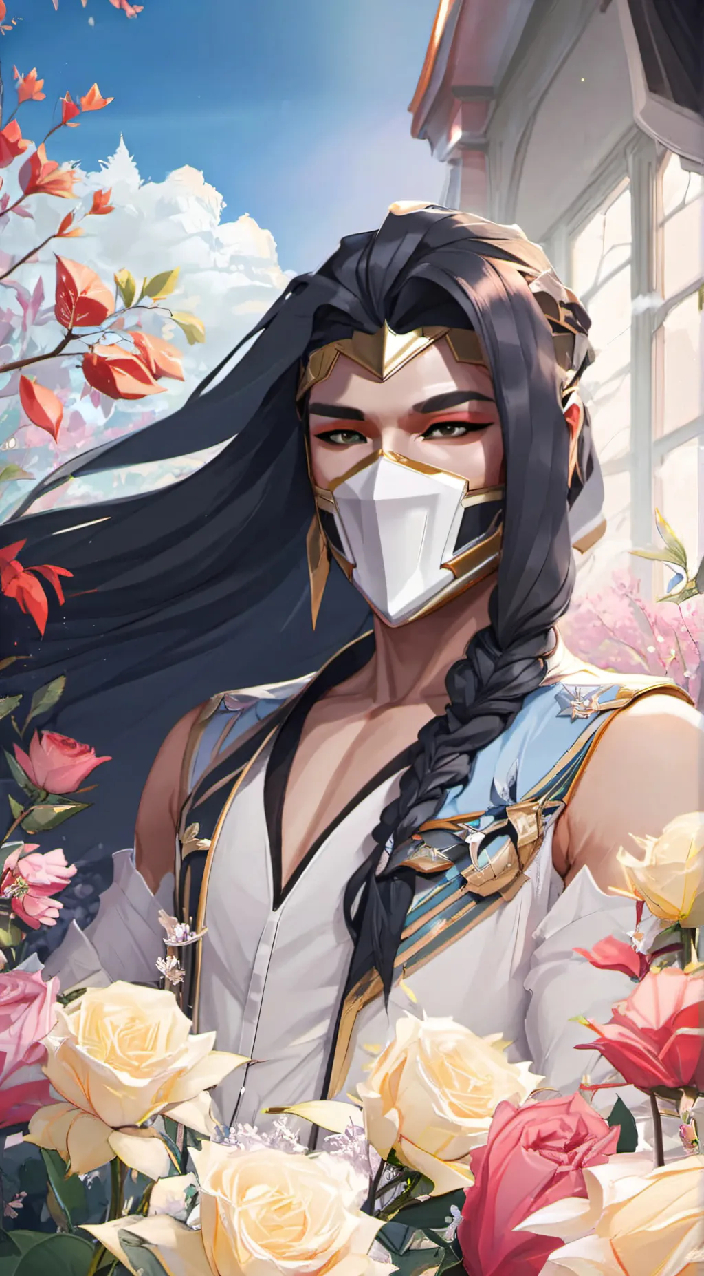 ai character: front man  background