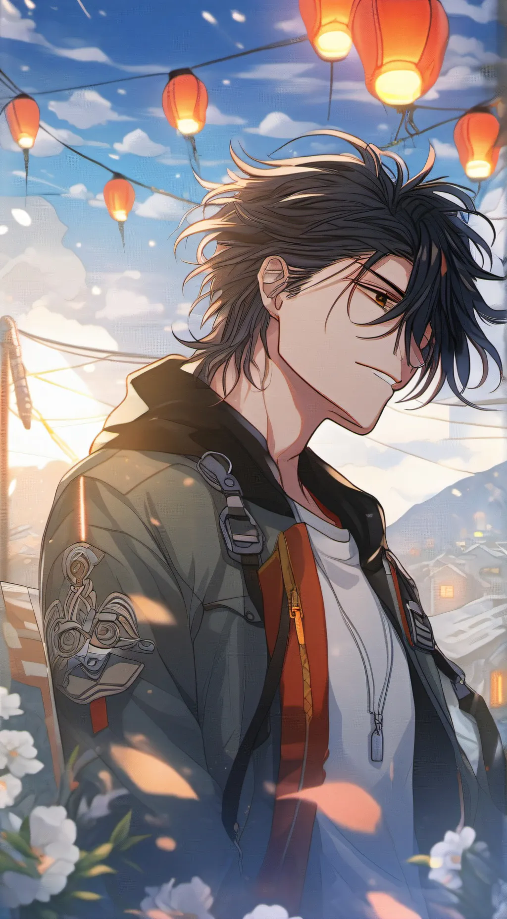 ai character: Sanjo background