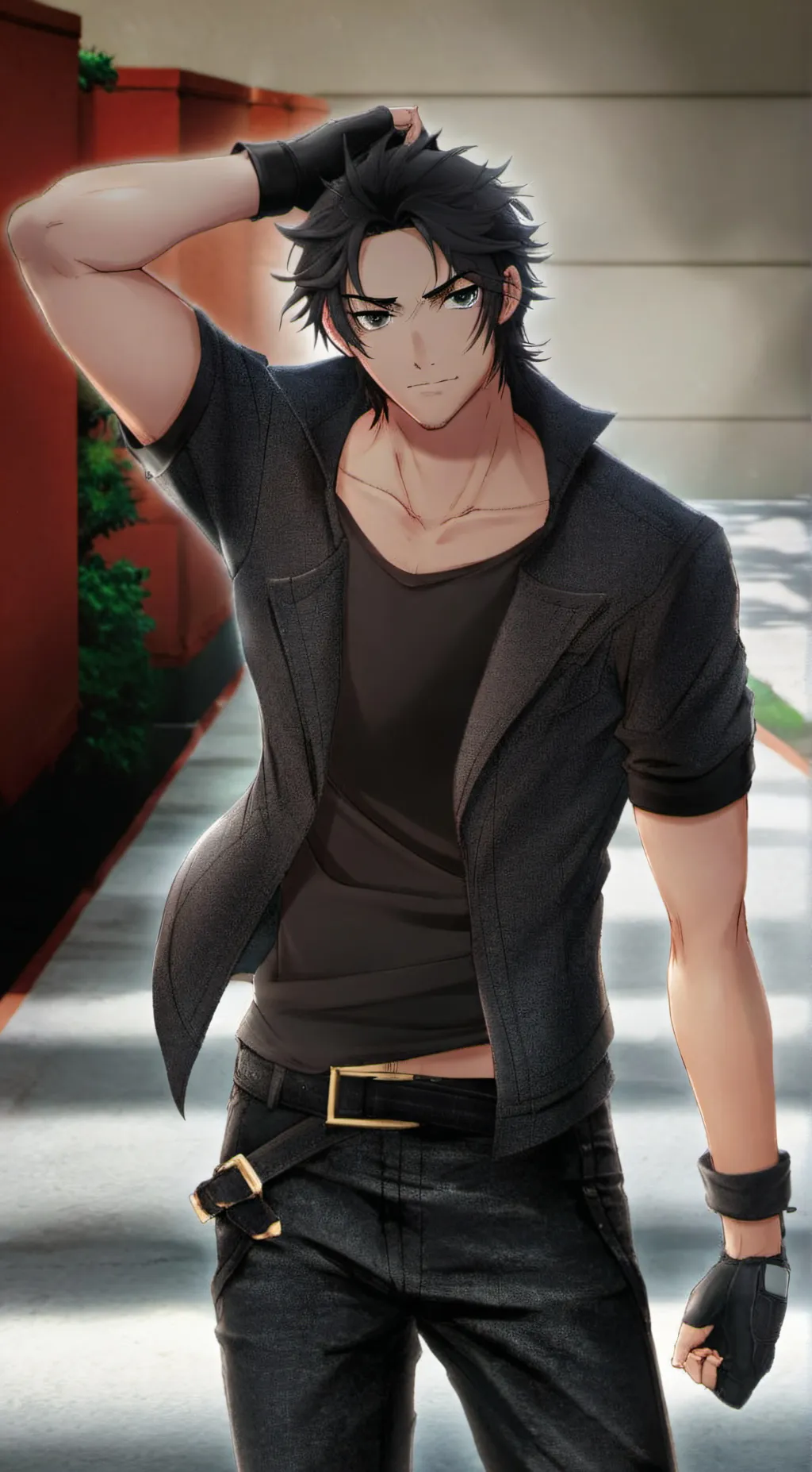 ai character: Aaron background