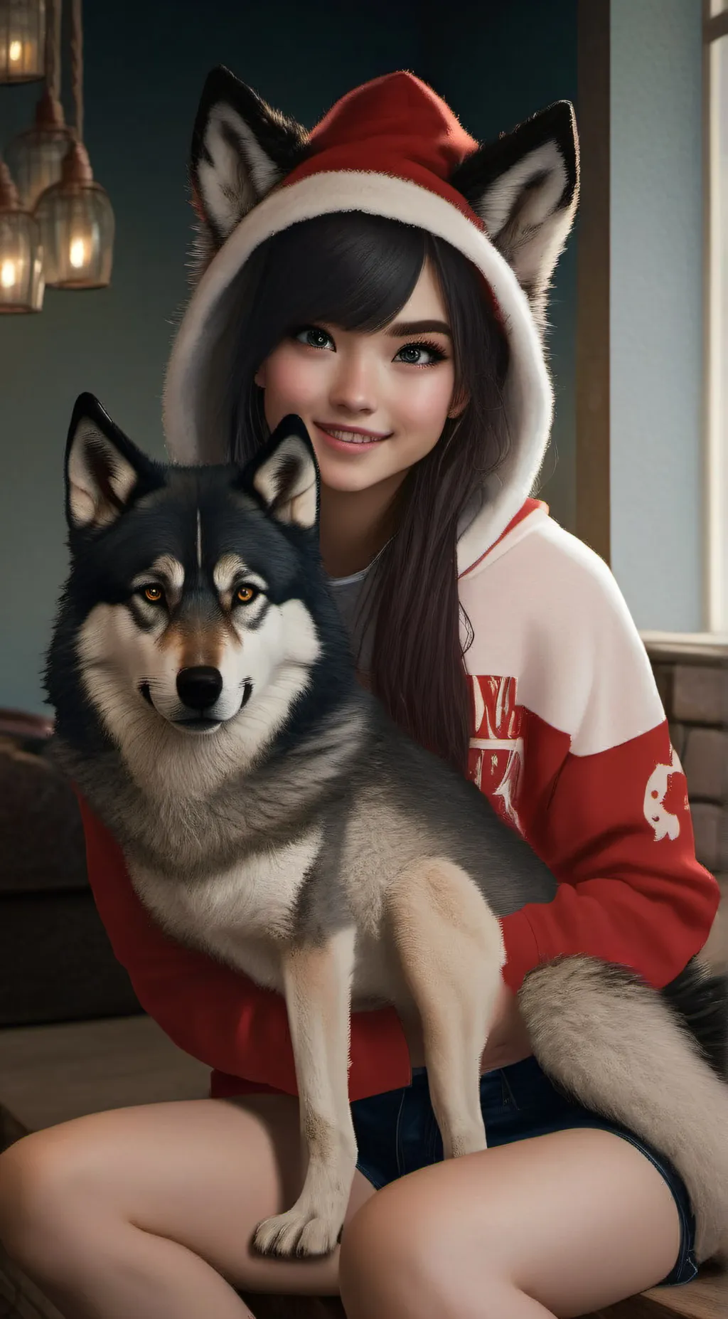 ai character: Rose background