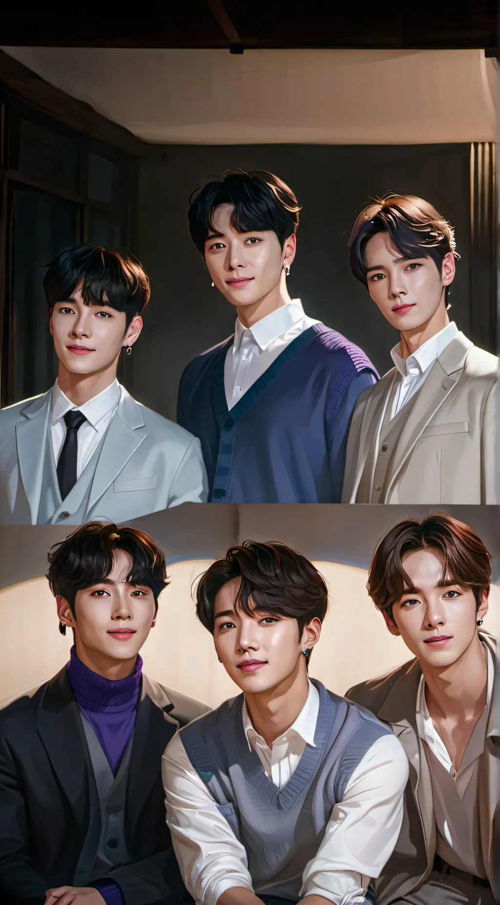 ai character: BTS background