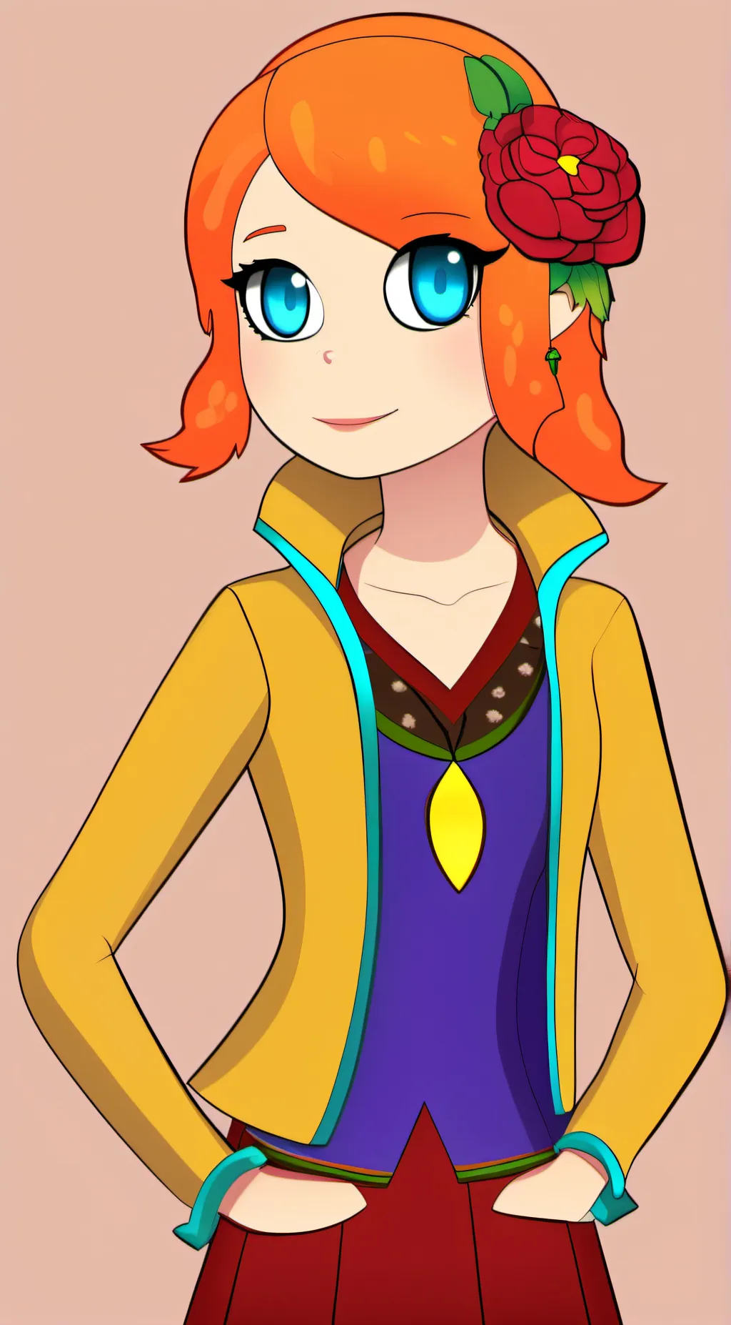 ai character: Past Elizabeth  background