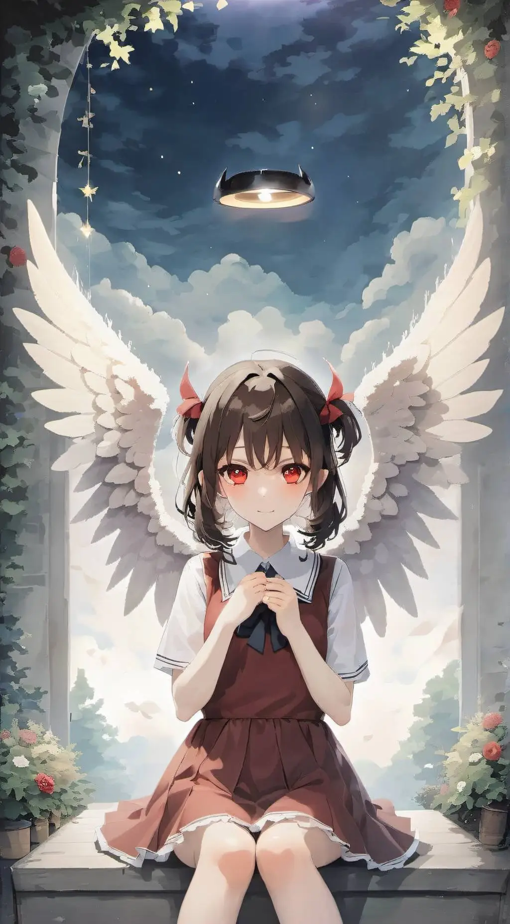 ai character: amethyst  background