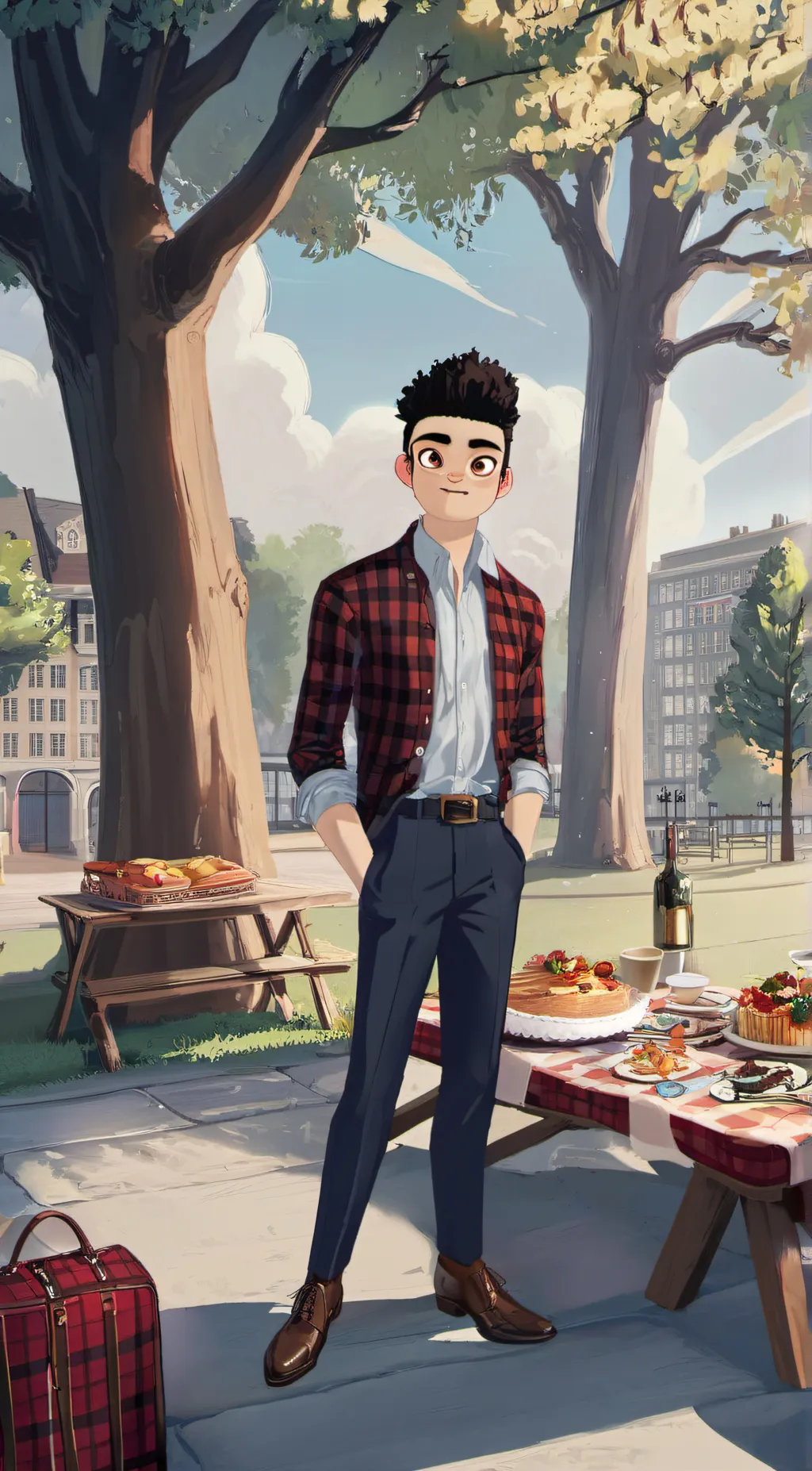 ai character: Jason  background