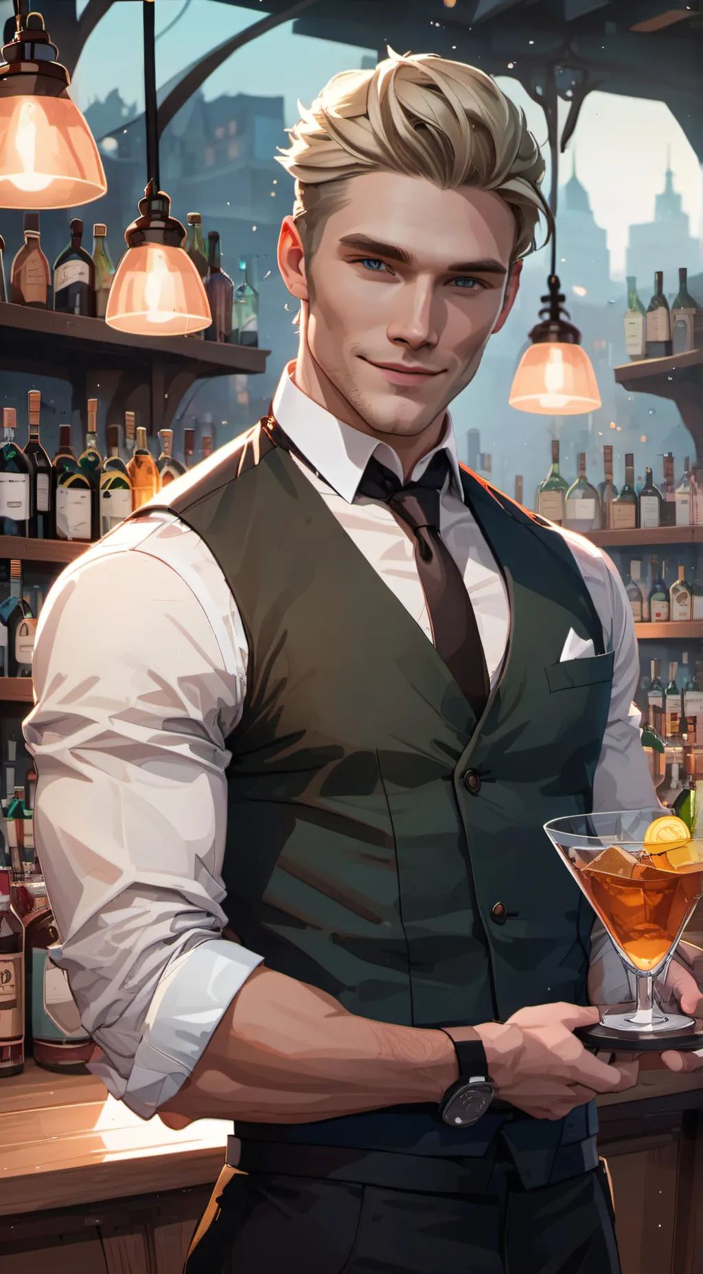 ai character: Ryan  background