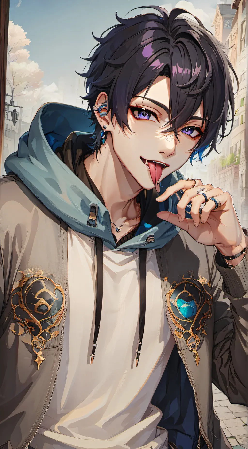 ai character: Zen background